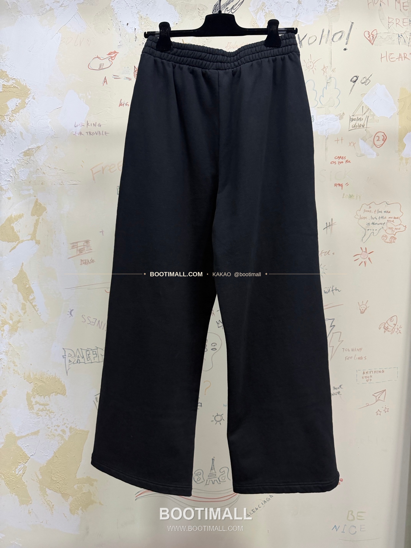 발렌시아가 2026SS 3B로고 자수 프린트 루즈핏 코튼 스웨트팬츠 Balenciaga 2026 SS 3B Logo Embroidered Print Loose Fit Cotton Sweatpants 10