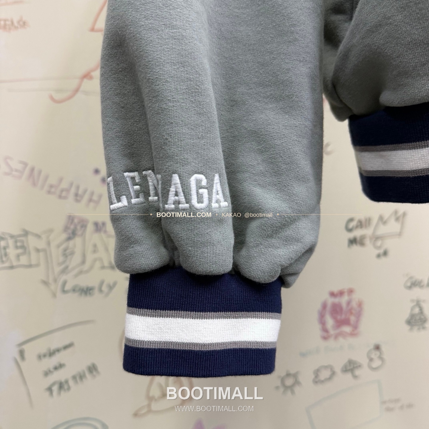 발렌시아가 2026SS 3B로고 자수 프린트 루즈핏 후드 스웨트셔츠 Balenciaga 2026 SS 3B Logo Embroidered Print Loose Fit Hooded Sweatshirt 11