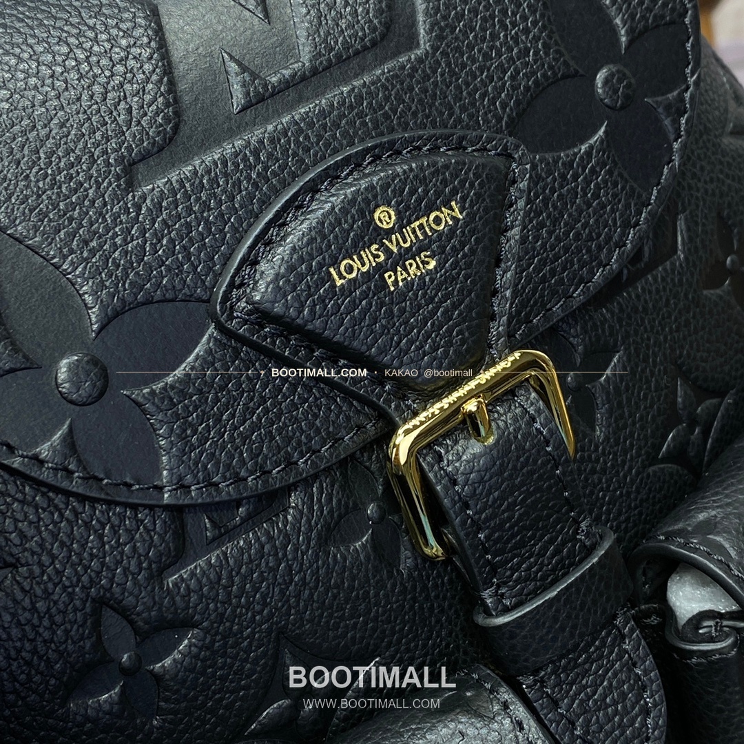 루이비통 모노그램 앙프렝뜨 레더 엠보싱 체인 백팩 블랙 Louis Vuitton Monogram Empreinte Leather Embossed Chain Backpack Pink M47072 22cm 5