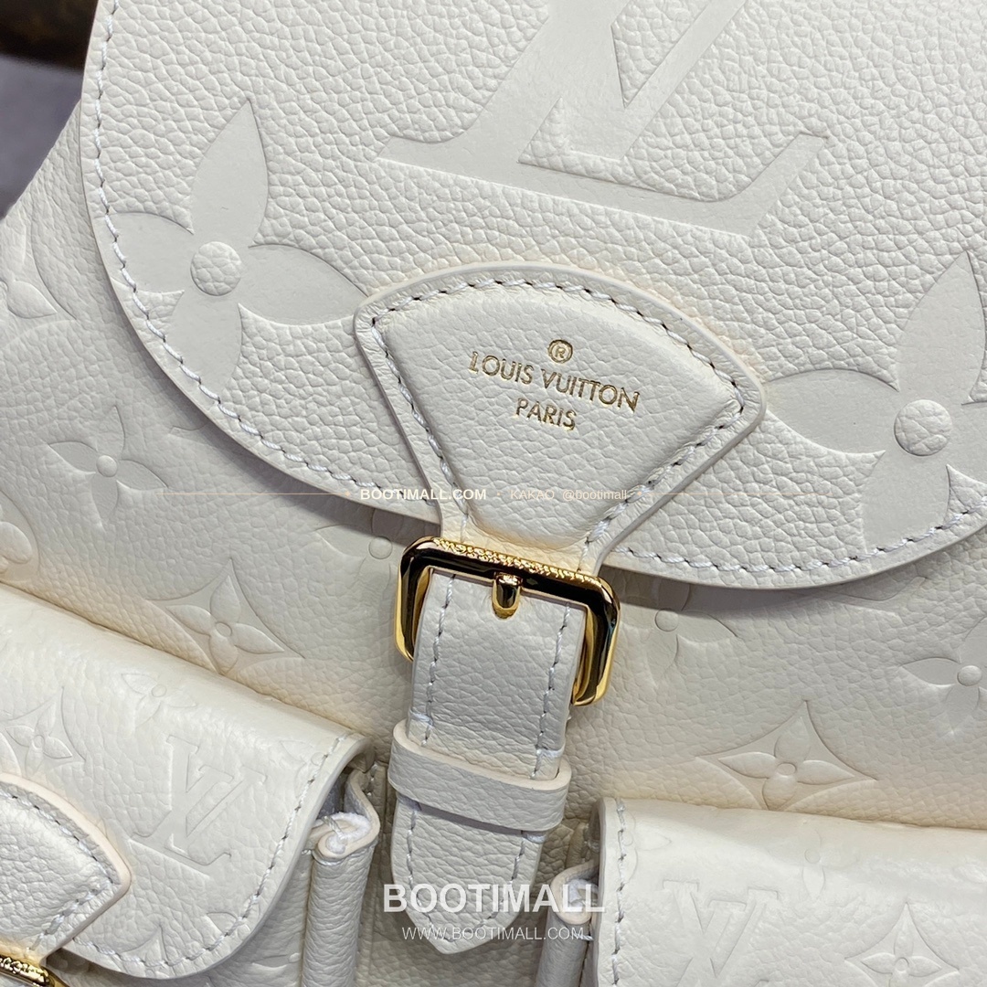 루이비통 모노그램 앙프렝뜨 레더 엠보싱 체인 백팩 쉐이크크림 Louis Vuitton Monogram Empreinte Leather Embossed Chain Backpack Pink M12987 22cm 5