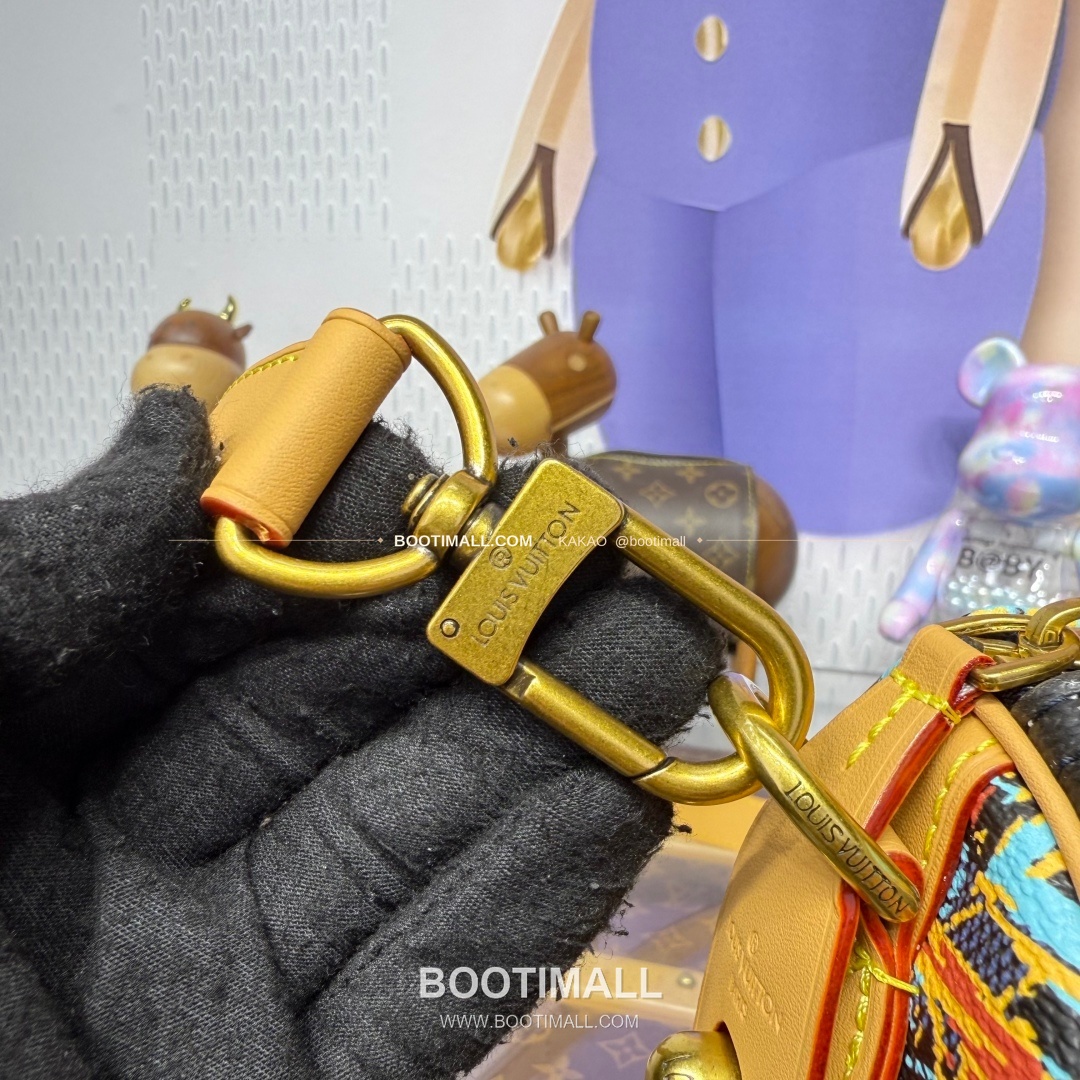 루이비통 다미에 자카드 코튼 마이애미 그래픽 스피디25 블루 보스턴백 Louis Vuitton Damier Jacquard Cotton Miami Graphic Speedy 25 Blue Boston Bag N00225 25cm 7