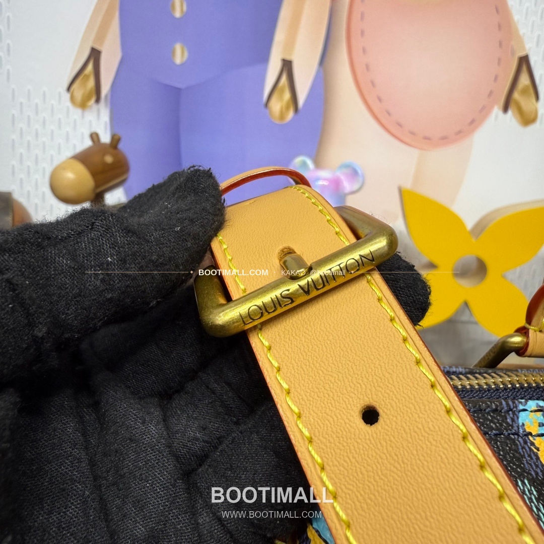 루이비통 다미에 자카드 코튼 마이애미 그래픽 스피디25 블루 보스턴백 Louis Vuitton Damier Jacquard Cotton Miami Graphic Speedy 25 Blue Boston Bag N00225 25cm 9