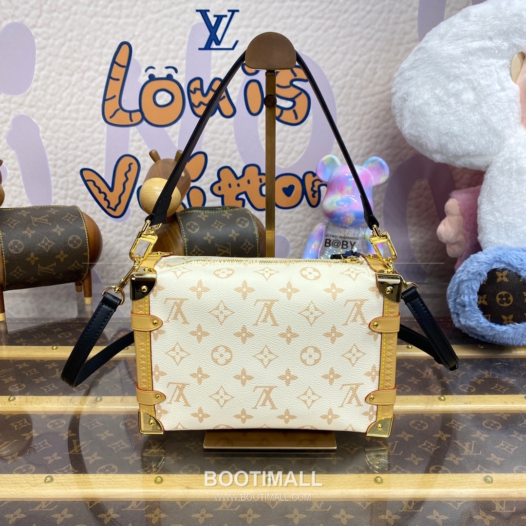 루이비통 모노그램 캔버스 S락 사이드트렁크 블랙 숄더백 Louis Vuitton Monogram Canvas S-Lock Side Trunk Black Shoulder Bag M46907 21cm 2