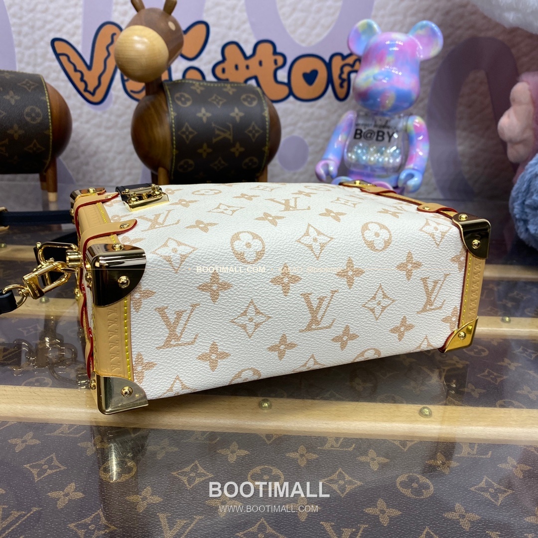 루이비통 모노그램 캔버스 S락 사이드트렁크 블랙 숄더백 Louis Vuitton Monogram Canvas S-Lock Side Trunk Black Shoulder Bag M46907 21cm 4
