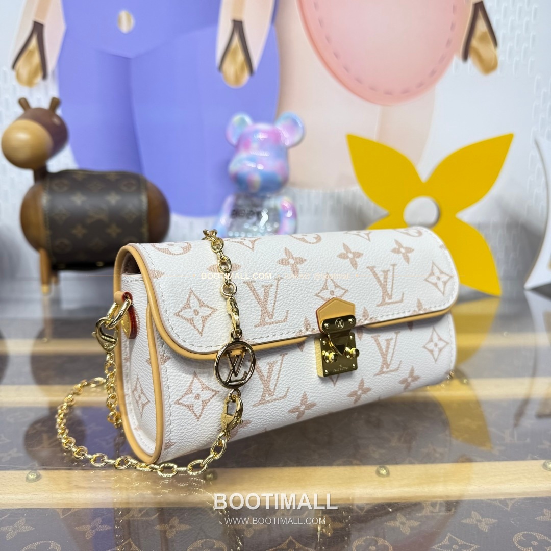 루이비통 모노그램 듄 캔버스 S락 포쉐트 카미유 베이지 숄더백 Louis Vuitton Monogram Dune Canvas S-Lock Pochette Camille Beige Shoulder Bag M26583 20.5cm 2