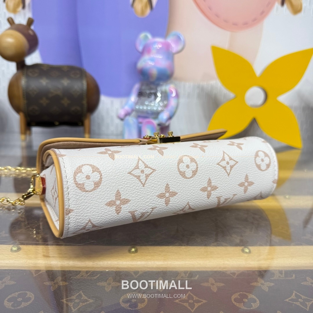 루이비통 모노그램 듄 캔버스 S락 포쉐트 카미유 베이지 숄더백 Louis Vuitton Monogram Dune Canvas S-Lock Pochette Camille Beige Shoulder Bag M26583 20.5cm 4