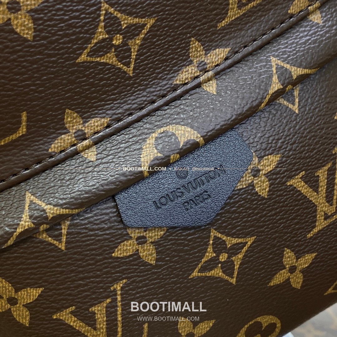 루이비통 모노그램 캔버스 레더 트리밍 스몰 백팩 브라운 Louis Vuitton Monogram Canvas Leather Trim Small Backpack Brown M44871 29cm 5