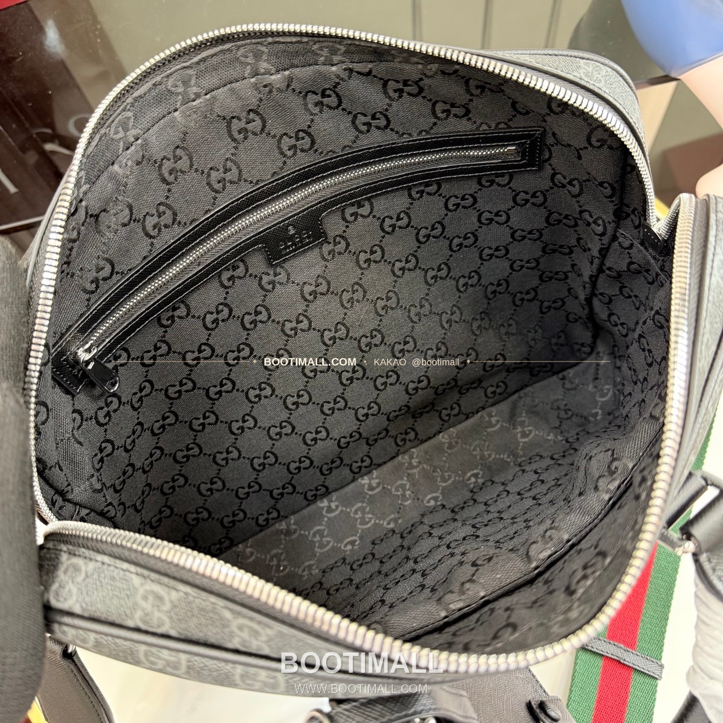 구찌 GG 수프림 코팅 캔버스 로고 브리프케이스 블랙 서류가방 Gucci GG Supreme Coated Canvas Logo Briefcase Black M860871 36cm 8
