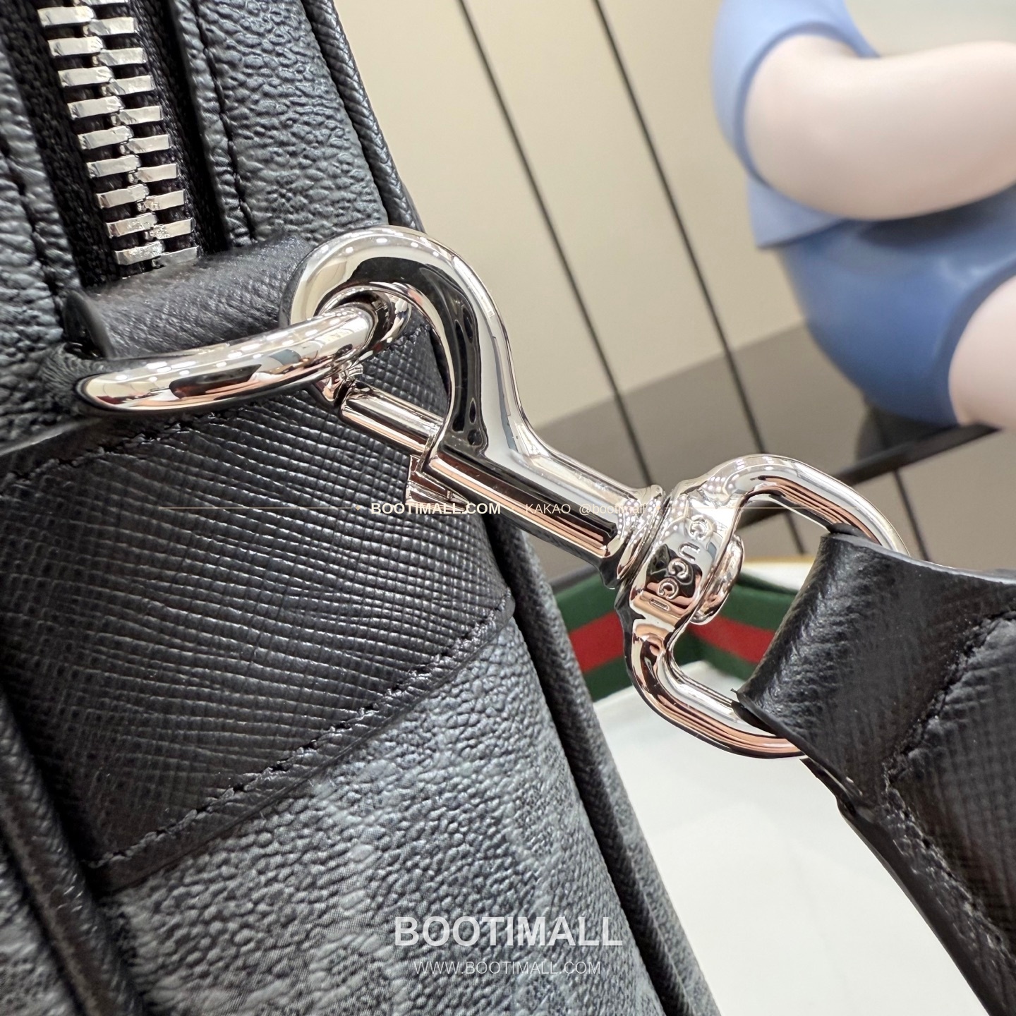 구찌 GG 수프림 코팅 캔버스 로고 브리프케이스 블랙 서류가방 Gucci GG Supreme Coated Canvas Logo Briefcase Black M860871 36cm 13