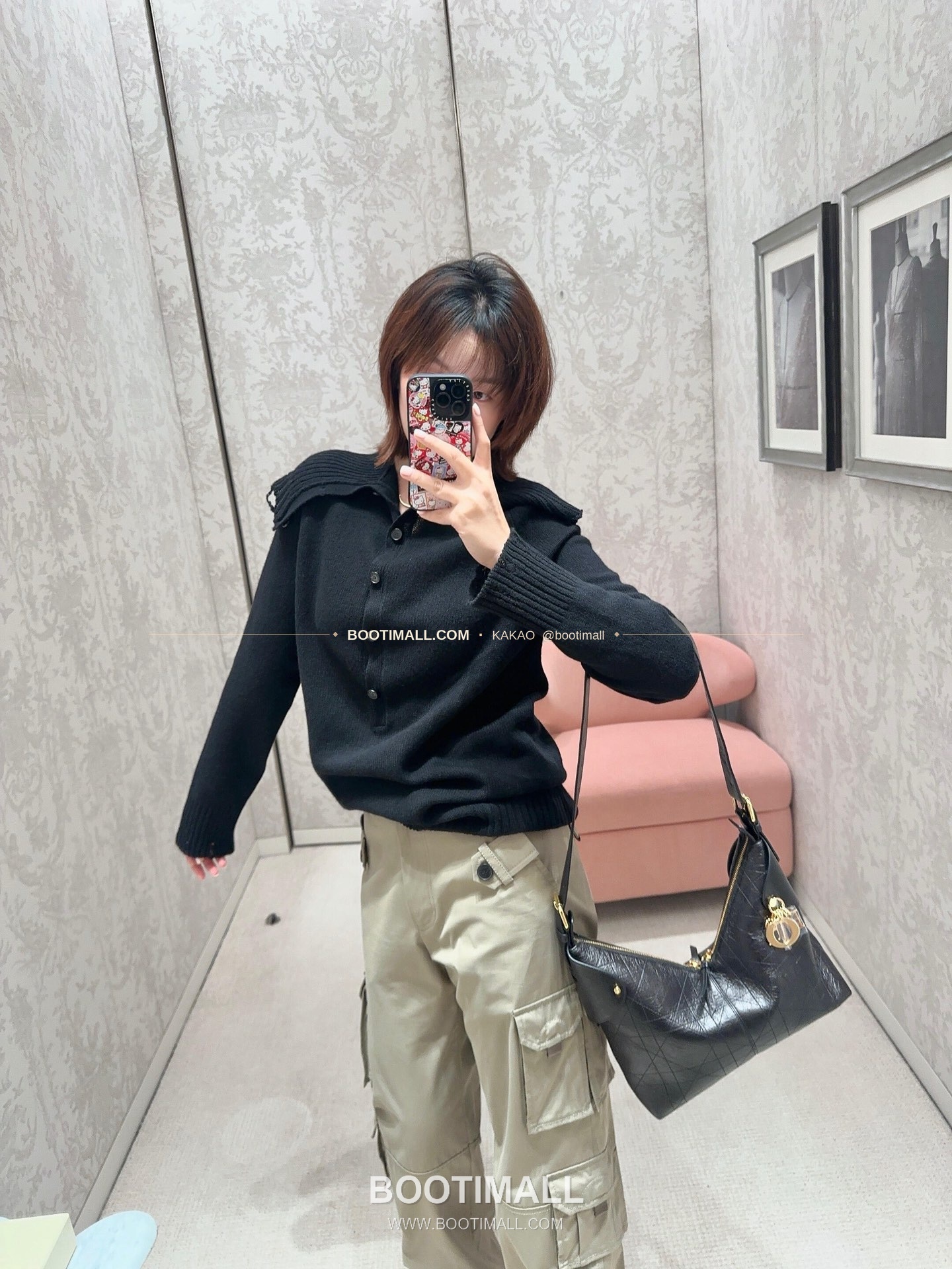 디올 보야주 오일왁스 레더 로고 하드웨어 숄더백 Dior Voyage Oil Wax Leather Logo Hardware Shoulder Bag 5881 28cm 4