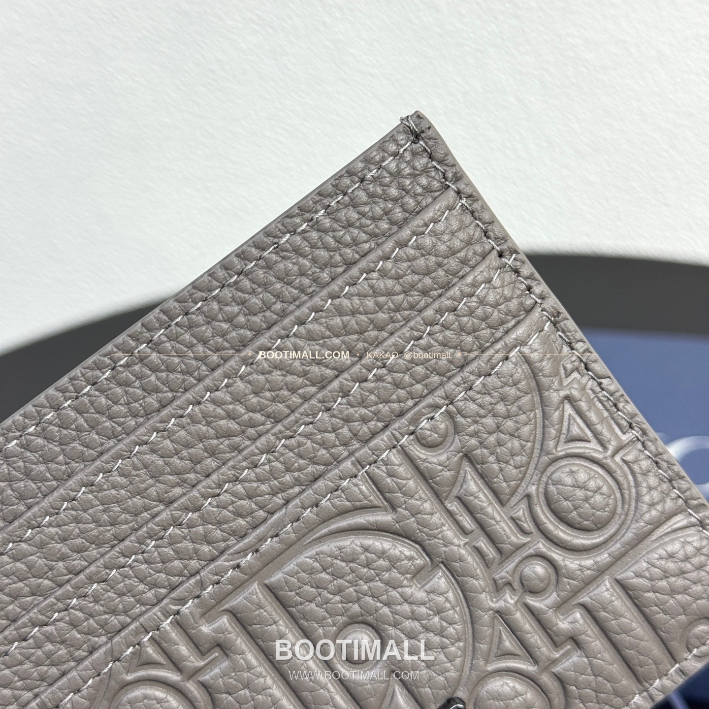 디올 CD 아이콘 그레인 카프스킨 카드지갑 Dior CD Icon Grained Calfskin Card Holder 8006 10cm 6