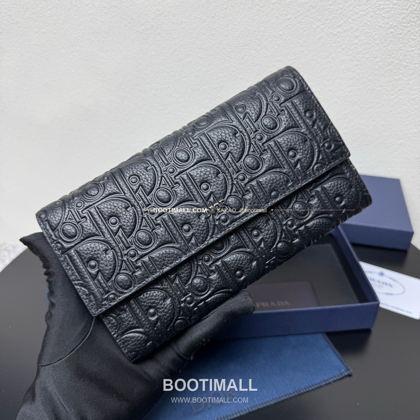 디올 그래비티 카프스킨 엠보싱 로고 장지갑 Dior Gravity Calfskin Embossed Logo Long Wallet 8018s32 20cm 3