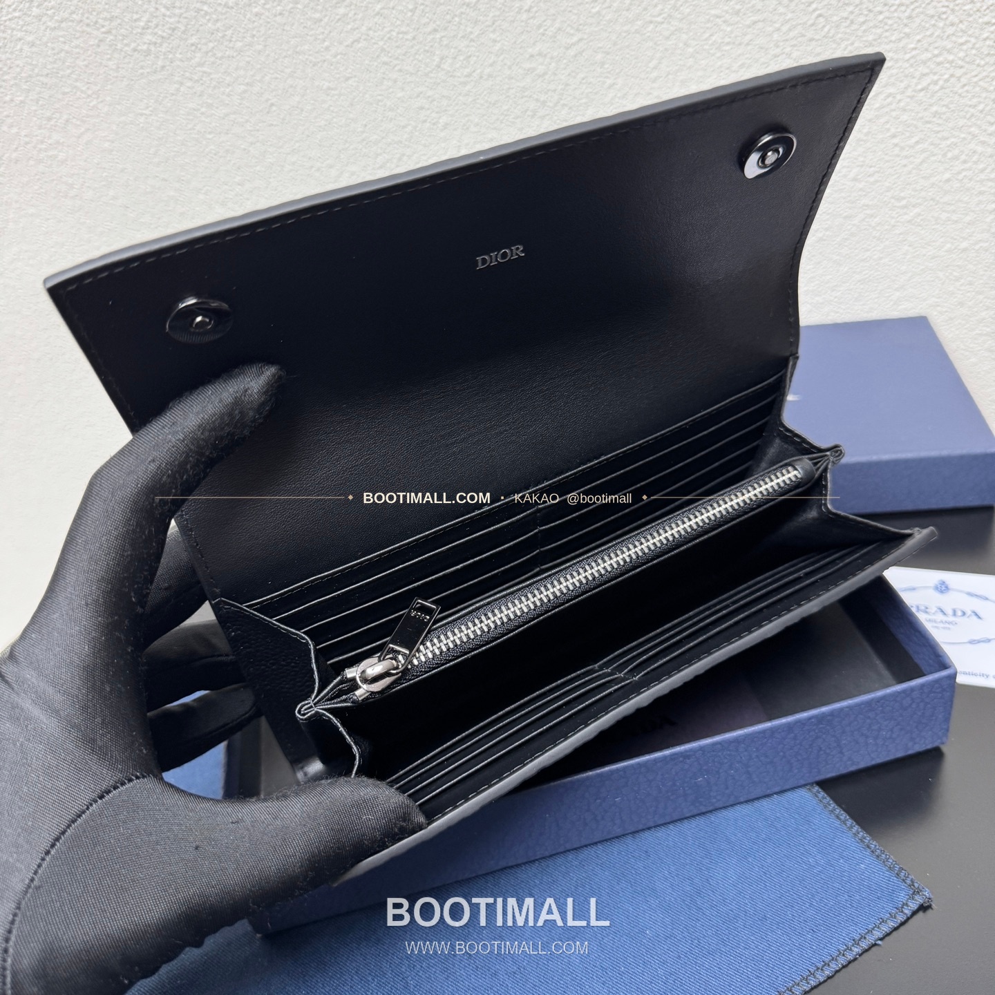 디올 그래비티 카프스킨 엠보싱 로고 장지갑 Dior Gravity Calfskin Embossed Logo Long Wallet 8018s32 20cm 9