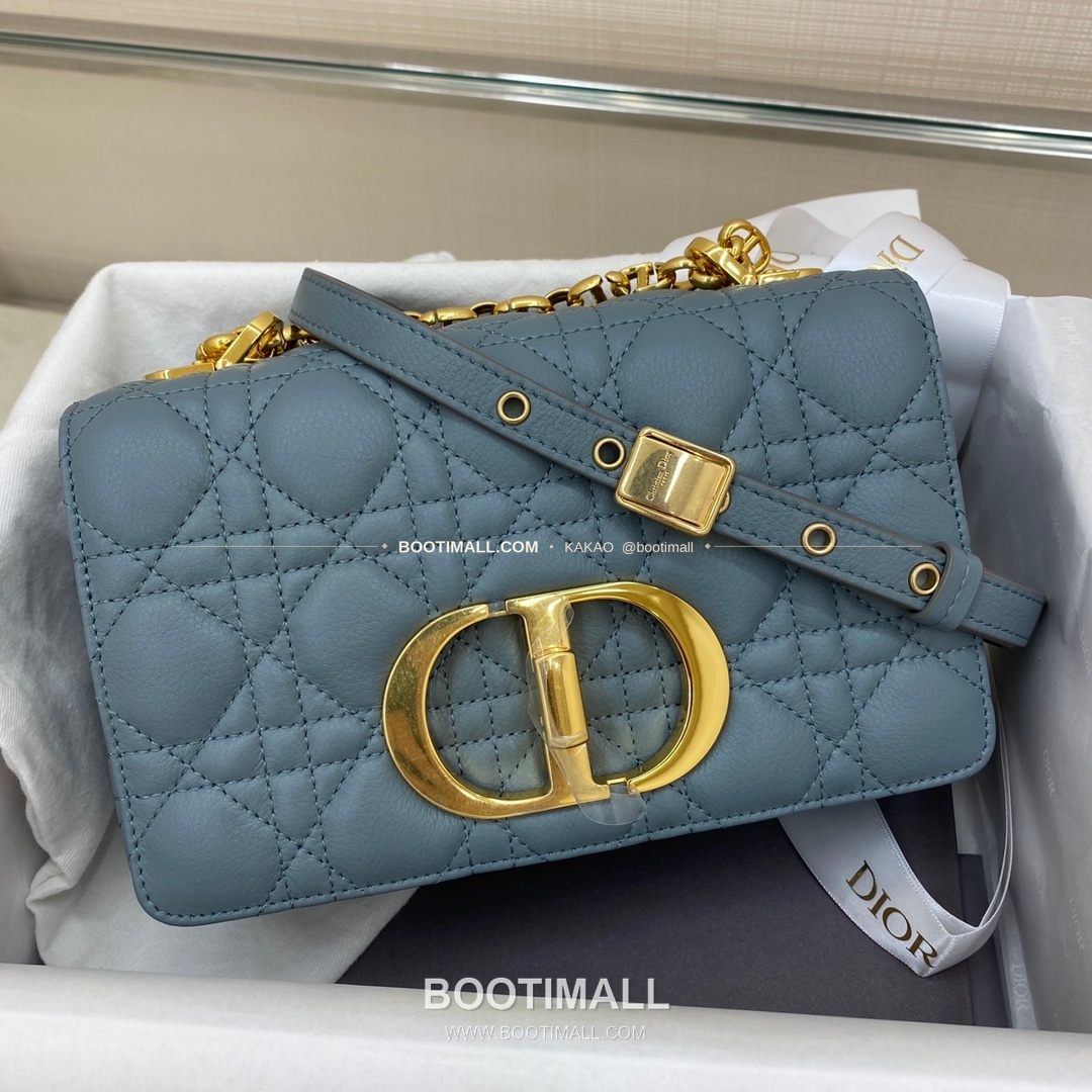 디올 카로 카프스킨 퀼팅 CD 로고 체인 숄더백 Dior Caro Calfskin Quilted CD Logo Chain Shoulder Bag 3360 20cm 1