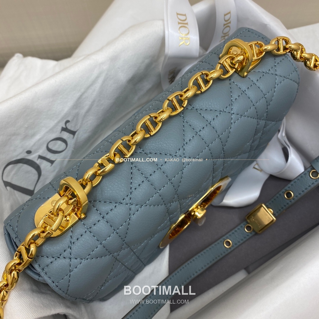 디올 카로 카프스킨 퀼팅 CD 로고 체인 숄더백 Dior Caro Calfskin Quilted CD Logo Chain Shoulder Bag 3360 20cm 5