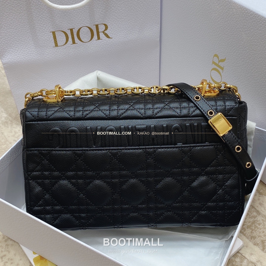 디올 카로 카프스킨 퀼팅 CD 로고 체인 숄더백 Dior Caro Calfskin Quilted CD Logo Chain Shoulder Bag 3370 25.5cm 3