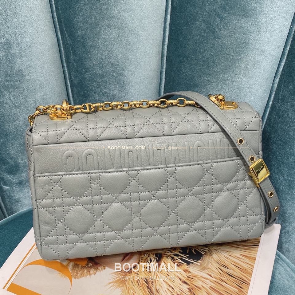 디올 카로 카프스킨 퀼팅 CD 로고 체인 숄더백 Dior Caro Calfskin Quilted CD Logo Chain Shoulder Bag 3370 25.5cm 3