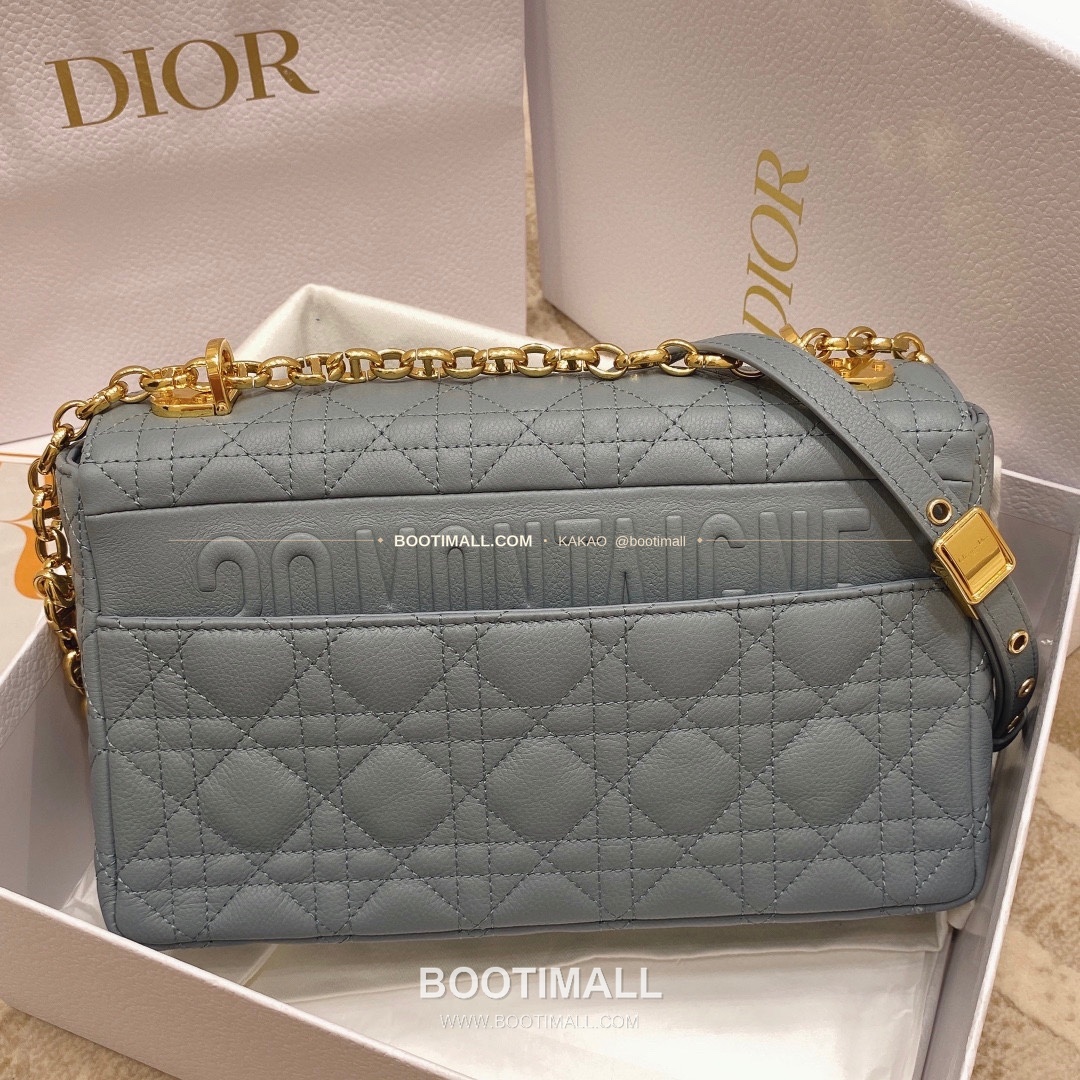 디올 카로 카프스킨 퀼팅 CD 로고 체인 숄더백 Dior Caro Calfskin Quilted CD Logo Chain Shoulder Bag 3370 25.5cm 3