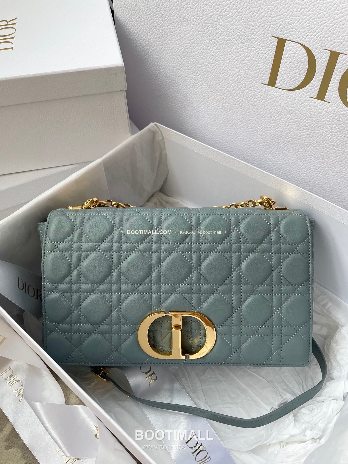 디올 카로 카프스킨 퀼팅 CD 로고 체인 숄더백 Dior Caro Calfskin Quilted CD Logo Chain Shoulder Bag 3380 28cm 7