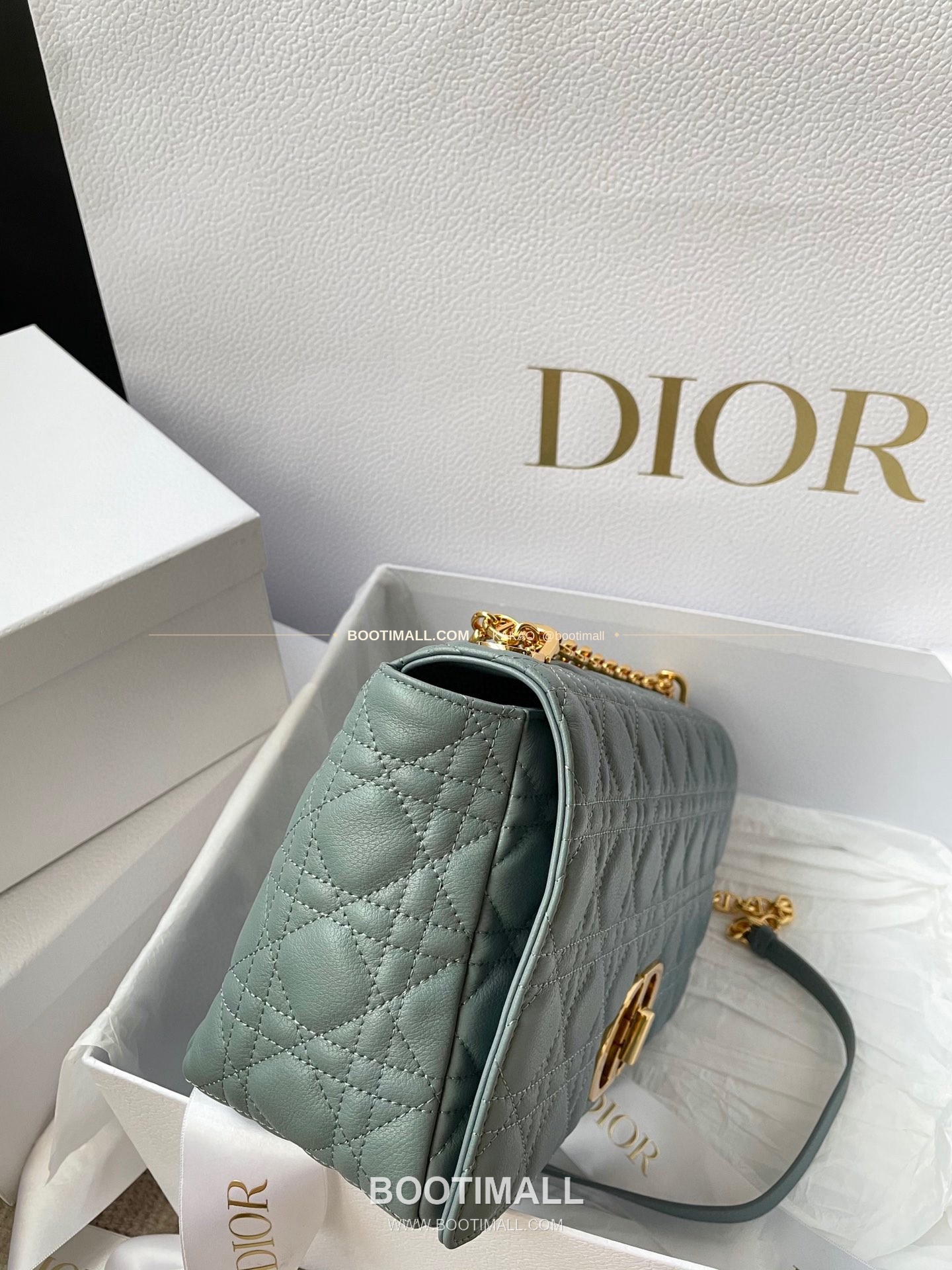 디올 카로 카프스킨 퀼팅 CD 로고 체인 숄더백 Dior Caro Calfskin Quilted CD Logo Chain Shoulder Bag 3380 28cm 9