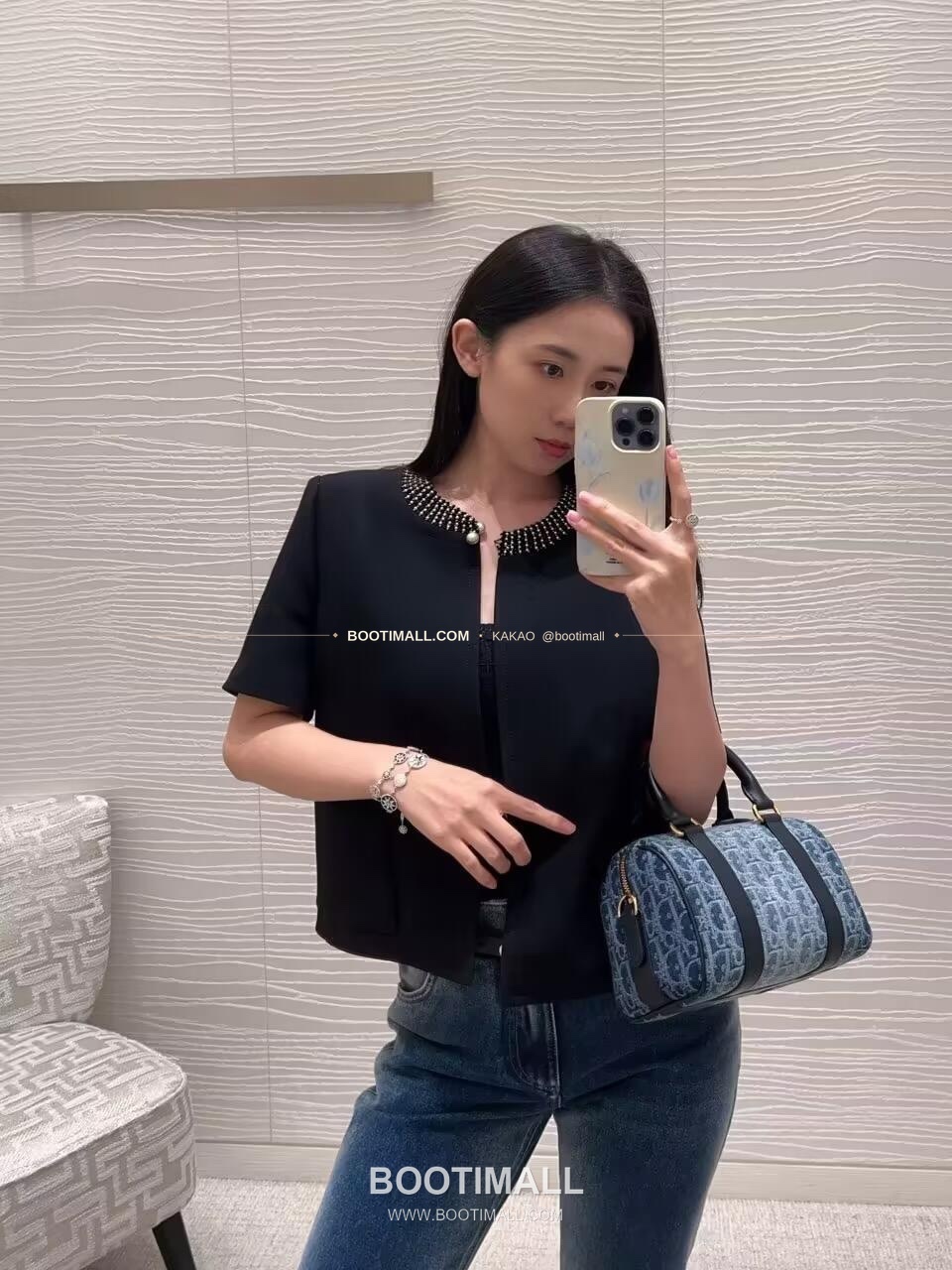 디올 그루브 오블리크 캔버스 보스턴 미니백 Dior Groove Oblique Canvas Boston Mini Bag 3113 20.5cm 1