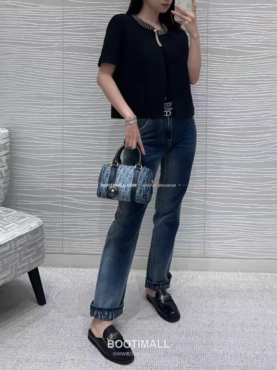 디올 그루브 오블리크 캔버스 보스턴 미니백 Dior Groove Oblique Canvas Boston Mini Bag 3113 20.5cm 3