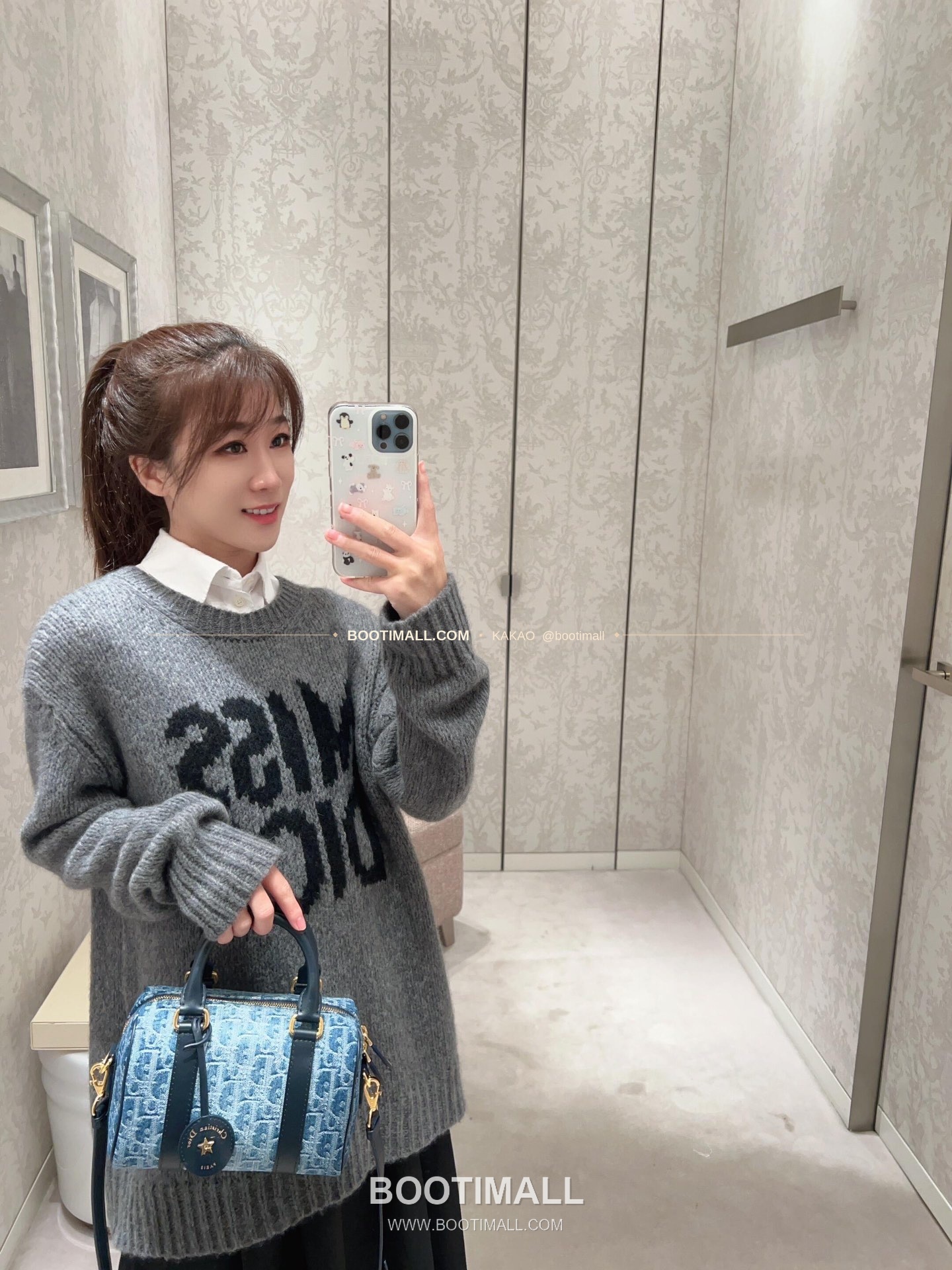 디올 그루브 오블리크 캔버스 보스턴 미니백 Dior Groove Oblique Canvas Boston Mini Bag 3113 20.5cm 4