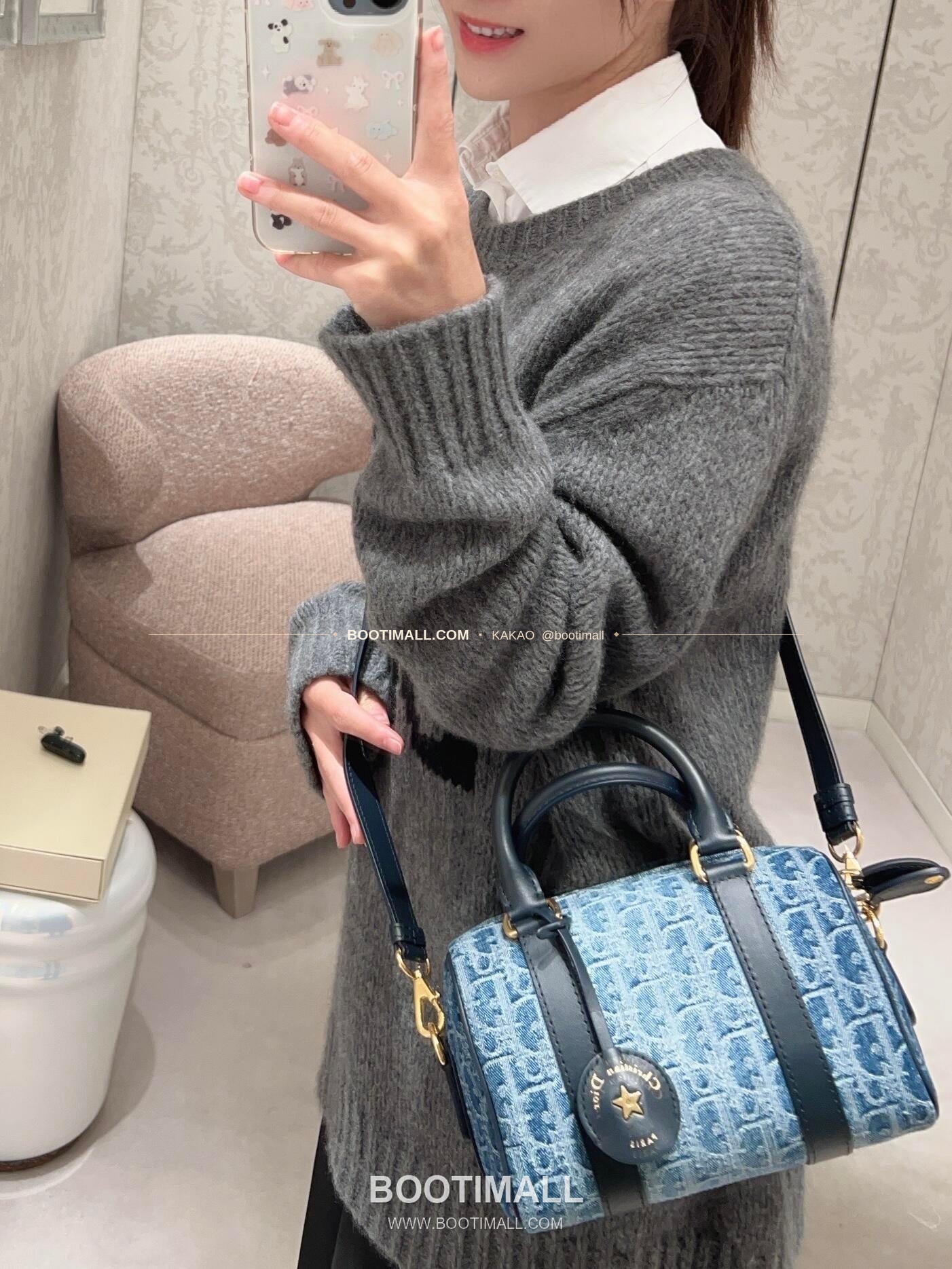 디올 그루브 오블리크 캔버스 보스턴 미니백 Dior Groove Oblique Canvas Boston Mini Bag 3113 20.5cm 5