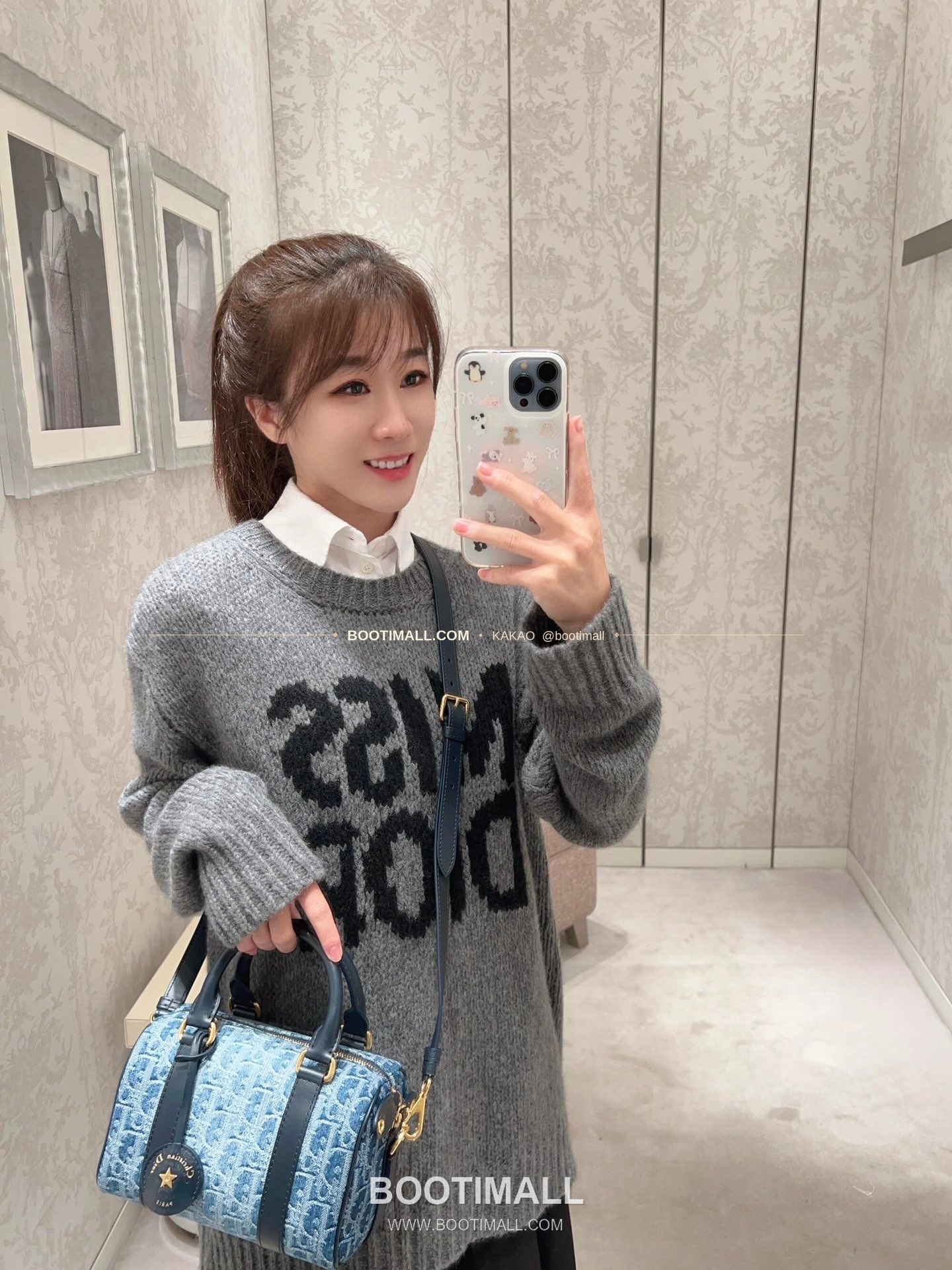 디올 그루브 오블리크 캔버스 보스턴 미니백 Dior Groove Oblique Canvas Boston Mini Bag 3113 20.5cm 6