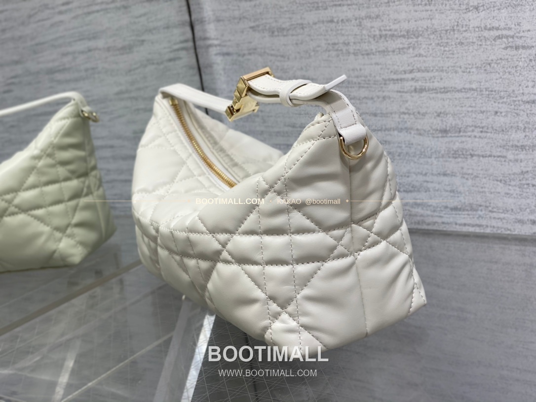 디올 노마드 카프스킨 퀼팅 버클 박스 숄더백 Dior Nomad Calfskin Quilted Buckle Box Shoulder Bag 3103 22cm 5