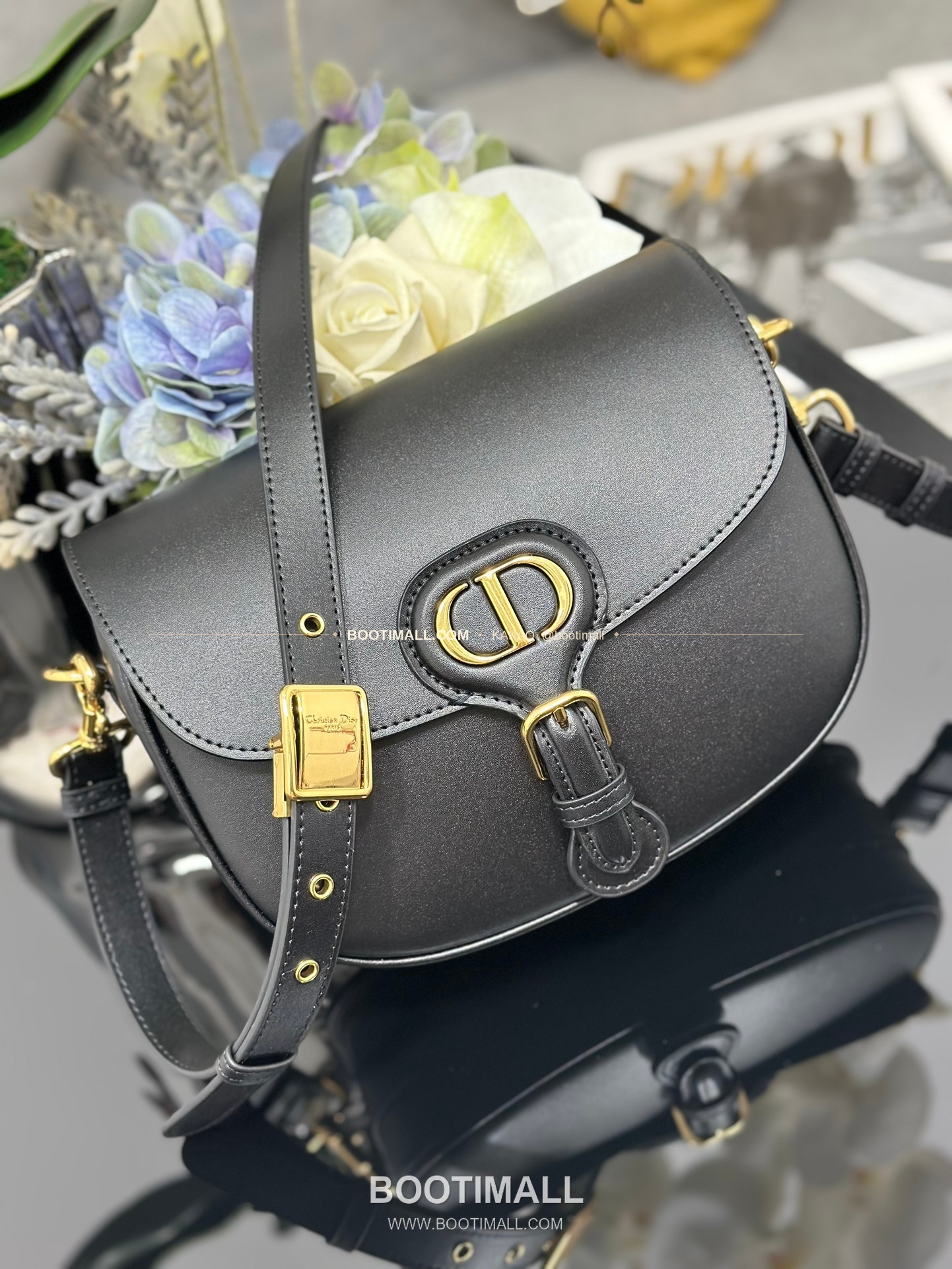 디올 바비 카프스킨 CD 로고 플랩 숄더백 Dior Bobby Calfskin CD Logo Flap Shoulder Bag M9319 22cm 5