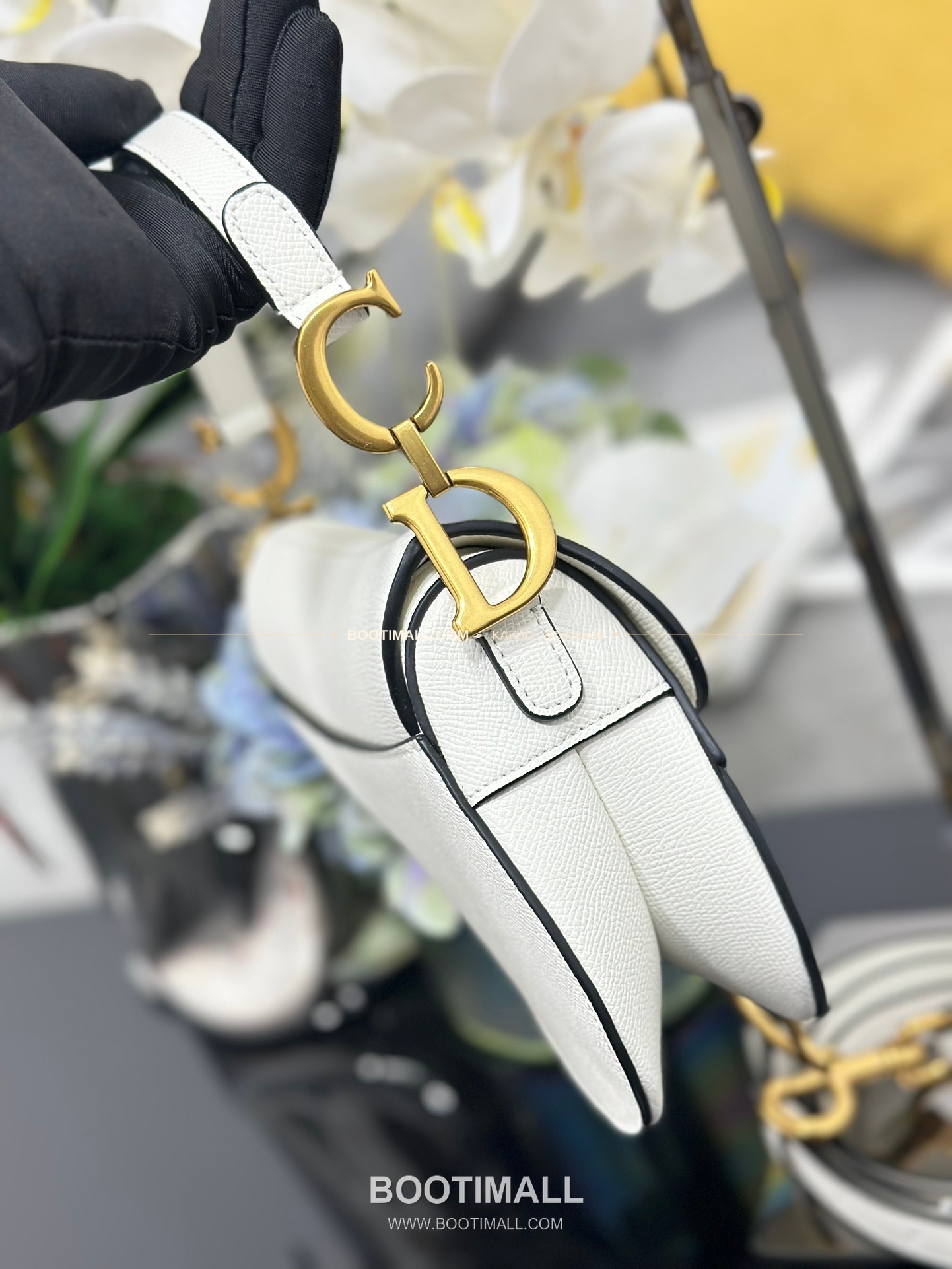 디올 새들 스무스 카프스킨 CD 로고 플랩 숄더백 Dior Saddle Smooth Calfskin CD Logo Flap Shoulder Bag M0447 21cm 3