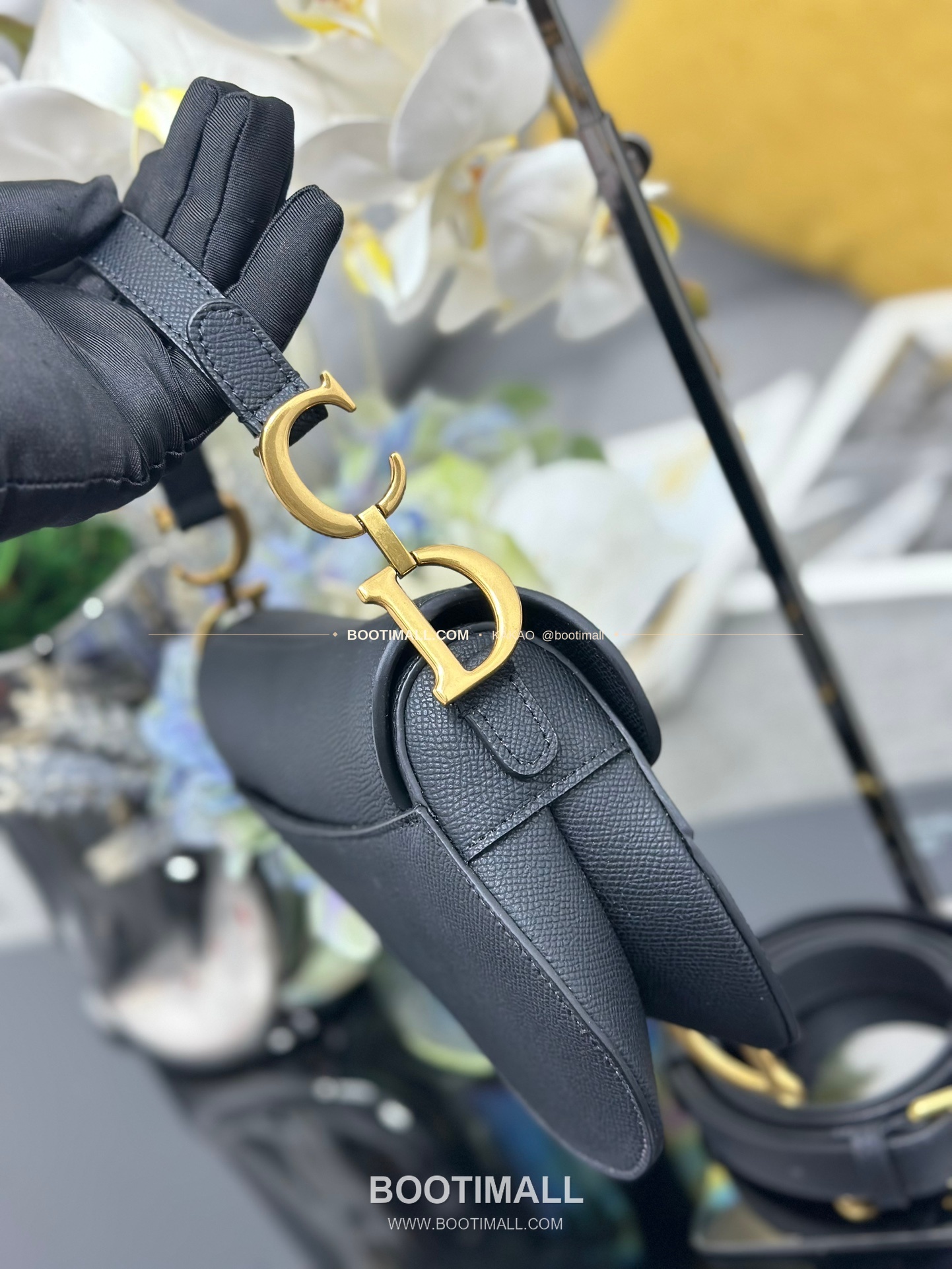 디올 새들 스무스 카프스킨 CD 로고 플랩 숄더백 Dior Saddle Smooth Calfskin CD Logo Flap Shoulder Bag M0447 21cm 3