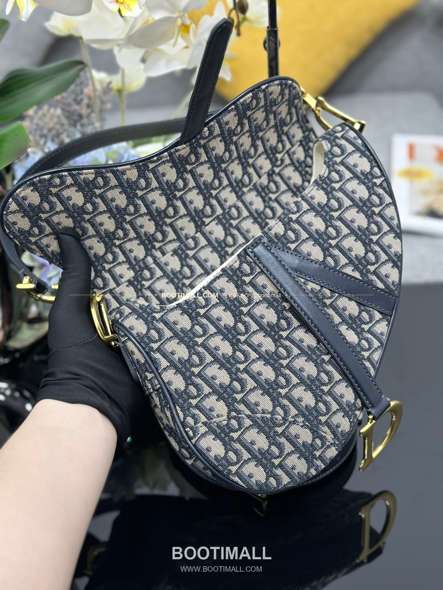 디올 새들 오블리크 캔버스 CD 로고 플랩 숄더백 Dior Saddle Oblique Canvas CD Logo Flap Shoulder Bag M0446 25.5cm 7