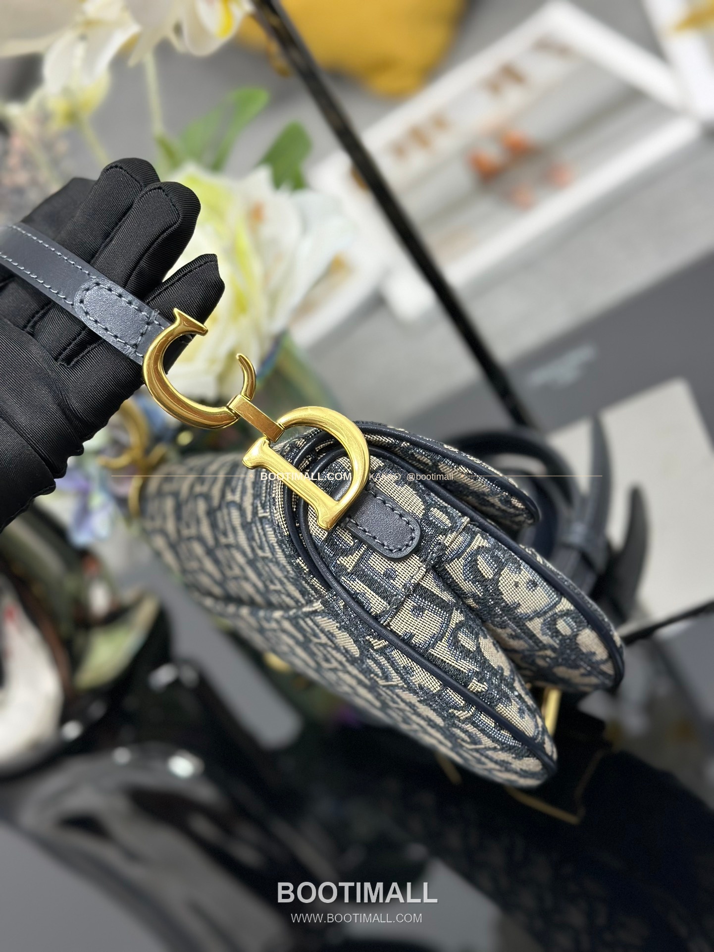 디올 새들 오블리크 캔버스 CD 로고 플랩 숄더백 Dior Saddle Oblique Canvas CD Logo Flap Shoulder Bag M0447 21cm 3