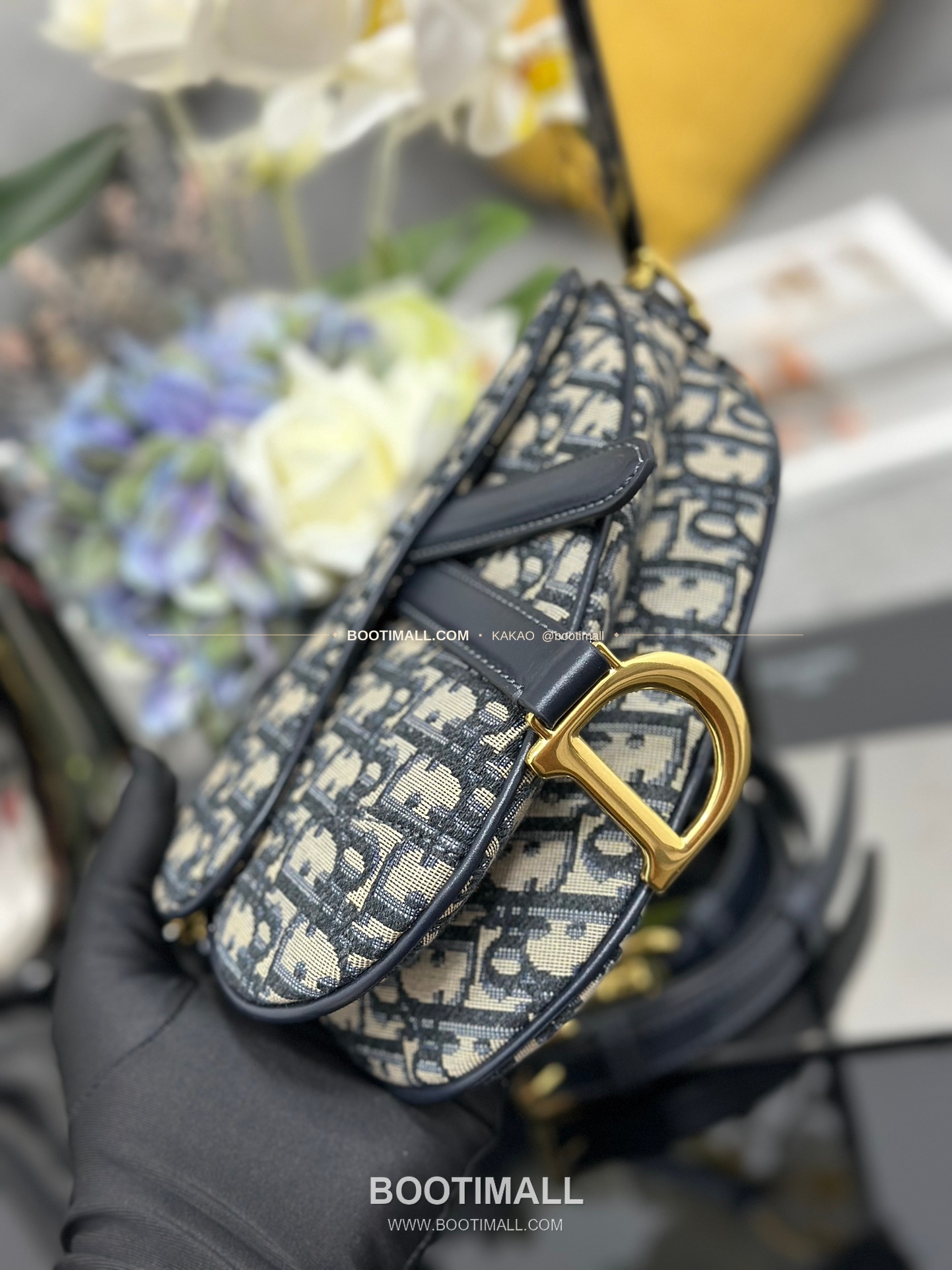 디올 새들 오블리크 캔버스 CD 로고 플랩 숄더백 Dior Saddle Oblique Canvas CD Logo Flap Shoulder Bag M0447 21cm 4