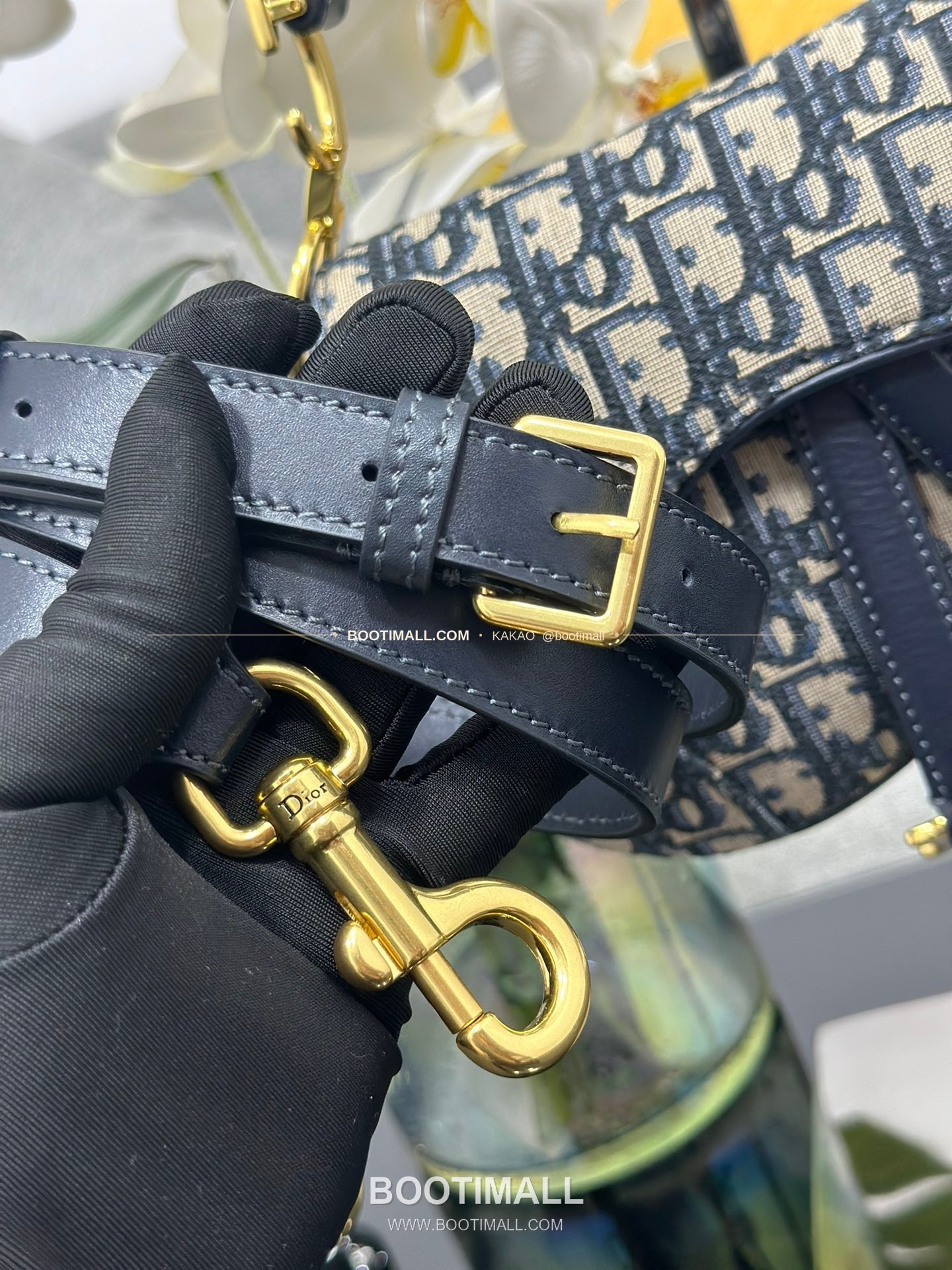 디올 새들 오블리크 캔버스 CD 로고 플랩 숄더백 Dior Saddle Oblique Canvas CD Logo Flap Shoulder Bag M0447 21cm 7