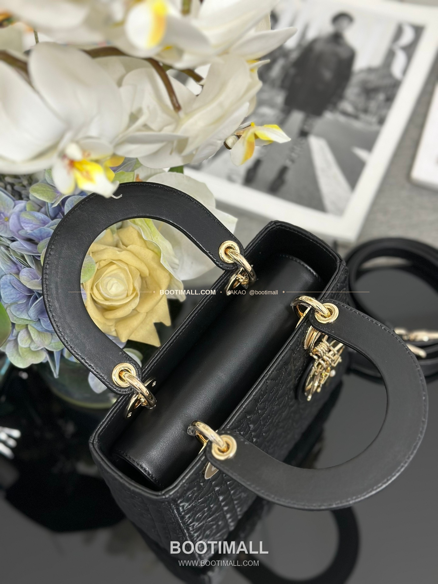 디올 레이디 디올 램스킨 까나쥬 D.I.O.R 참 토트 숄더백 Dior Lady Dior Lambskin Cannage D.I.O.R Charm Tote Shoulder Bag M0538 20cm 7