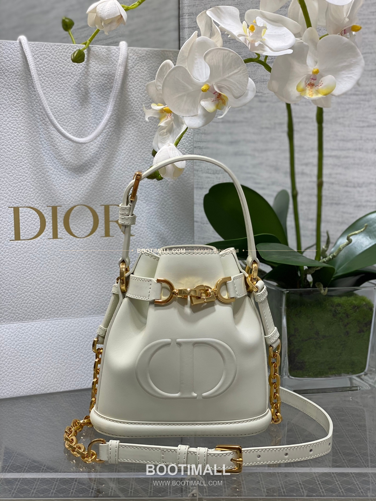 디올 세스트 버킷 체인 숄더백 Dior C'est Bucket Chain Shoulder Bag 9279 17cm 1