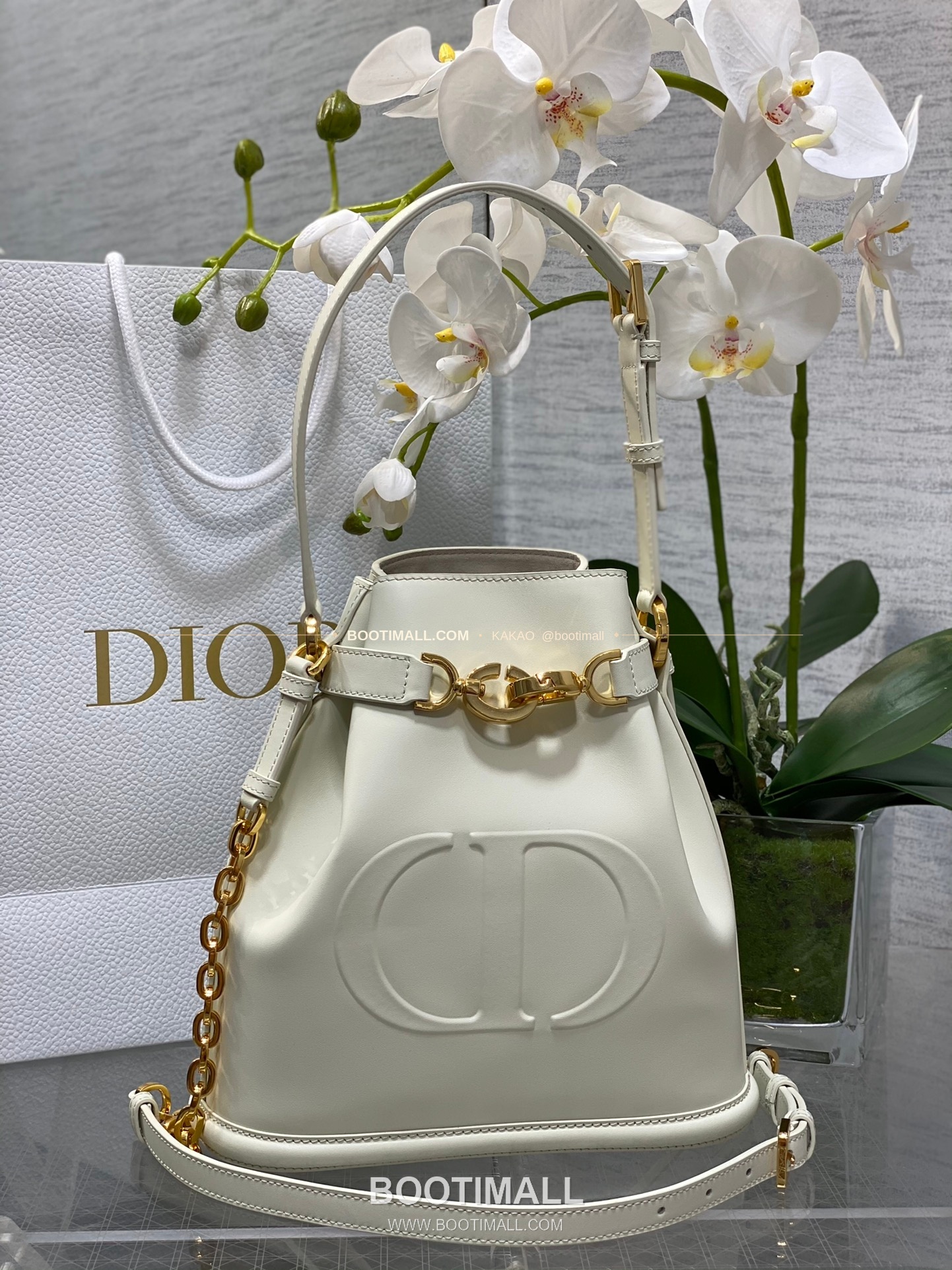 디올 세스트 버킷 체인 숄더백 Dior C'est Bucket Chain Shoulder Bag 9278 24cm 1