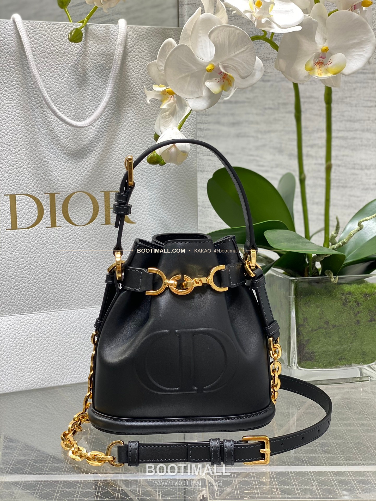 디올 세스트 버킷 체인 숄더백 Dior C'est Bucket Chain Shoulder Bag 9279 17cm 1