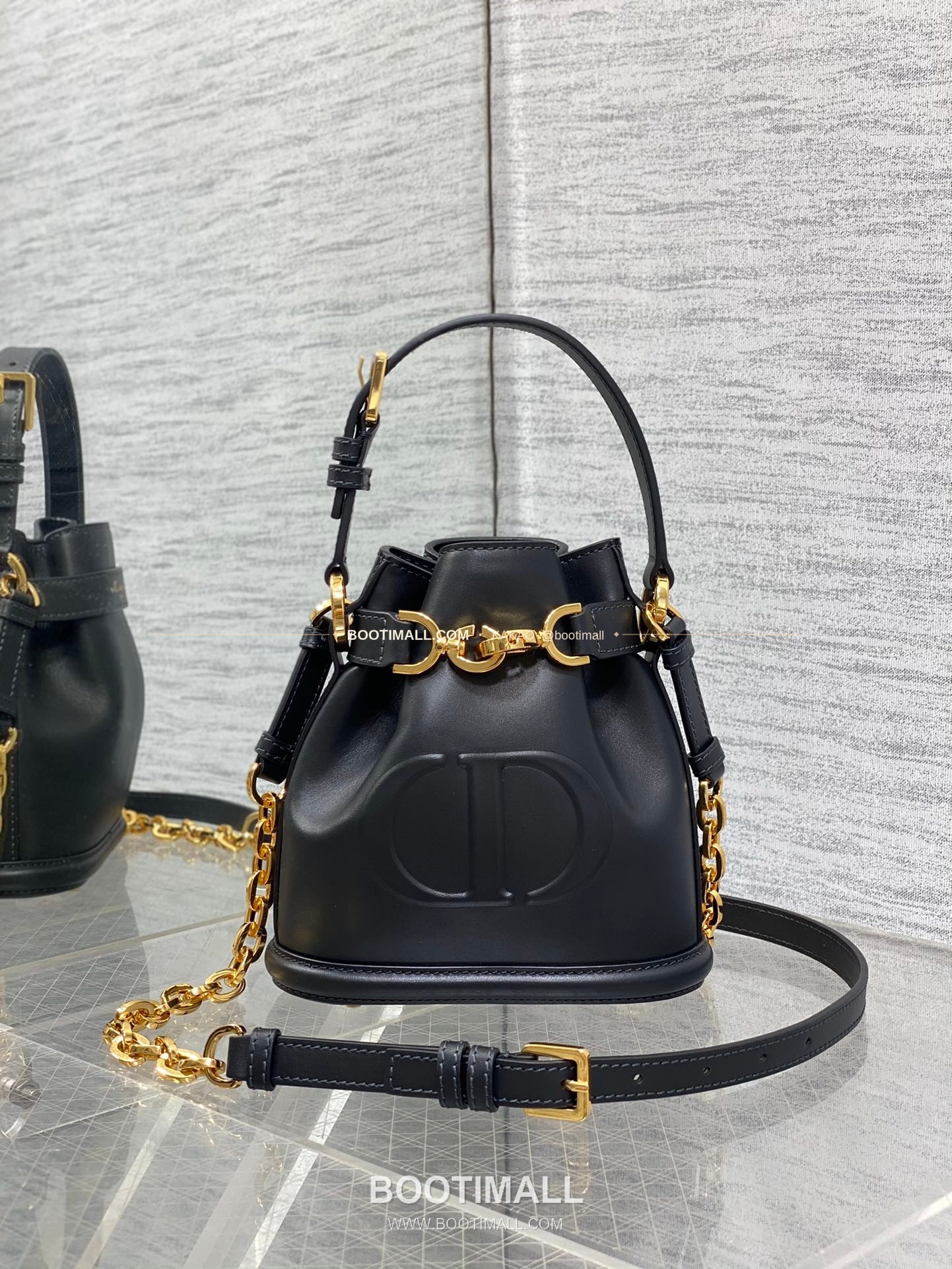 디올 세스트 버킷 체인 숄더백 Dior C'est Bucket Chain Shoulder Bag 9279 17cm 2