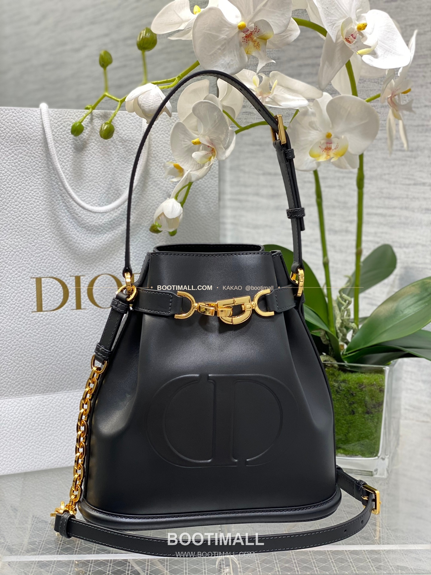 디올 세스트 버킷 체인 숄더백 Dior C'est Bucket Chain Shoulder Bag 9278 24cm 1