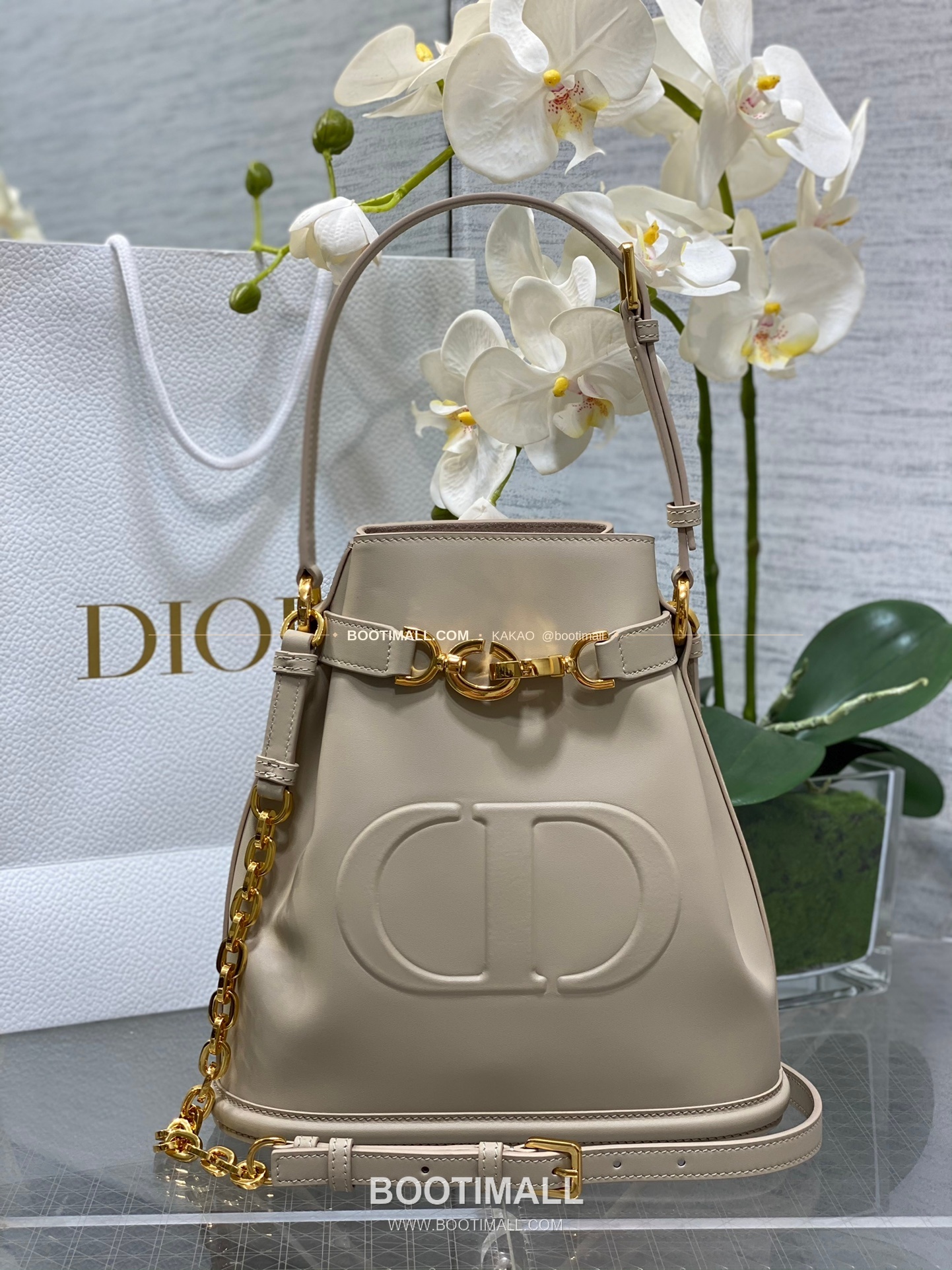 디올 세스트 버킷 체인 숄더백 Dior C'est Bucket Chain Shoulder Bag 9278 24cm 1