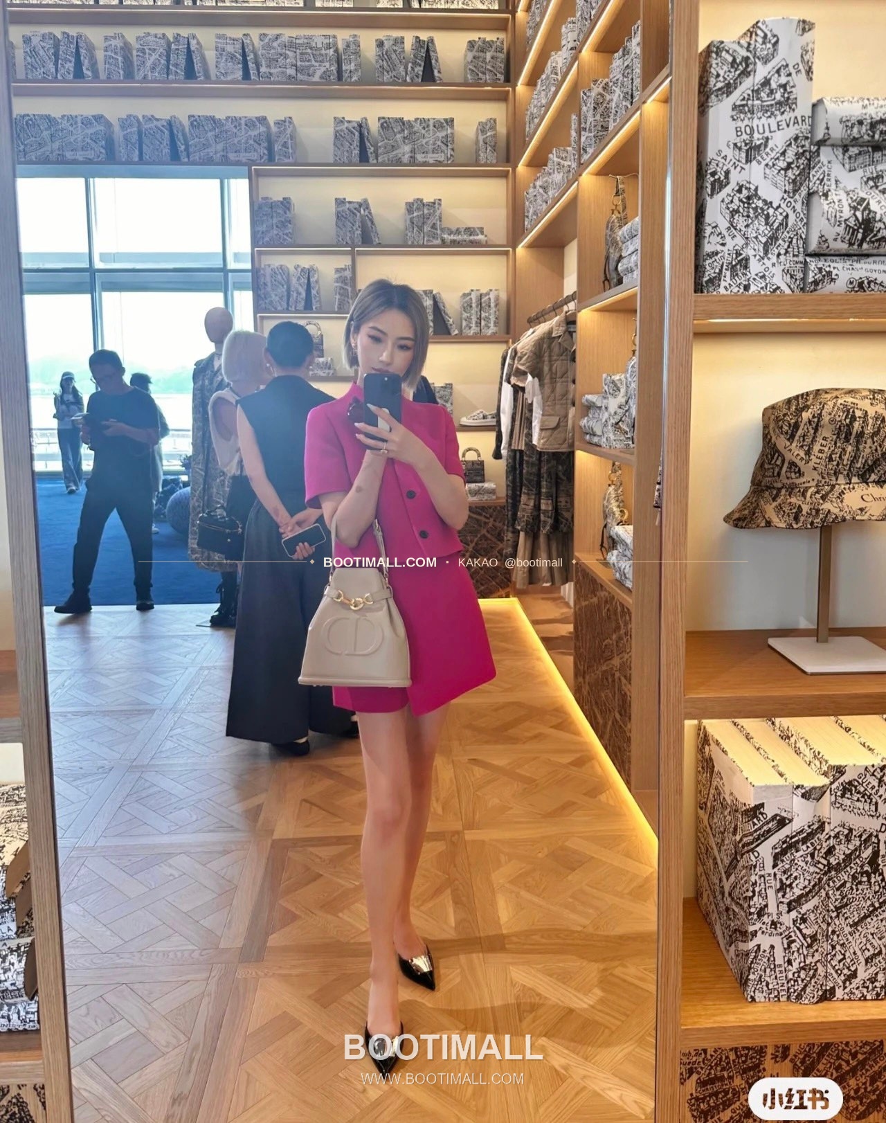 디올 세스트 버킷 체인 숄더백 Dior C'est Bucket Chain Shoulder Bag 9278 24cm 3