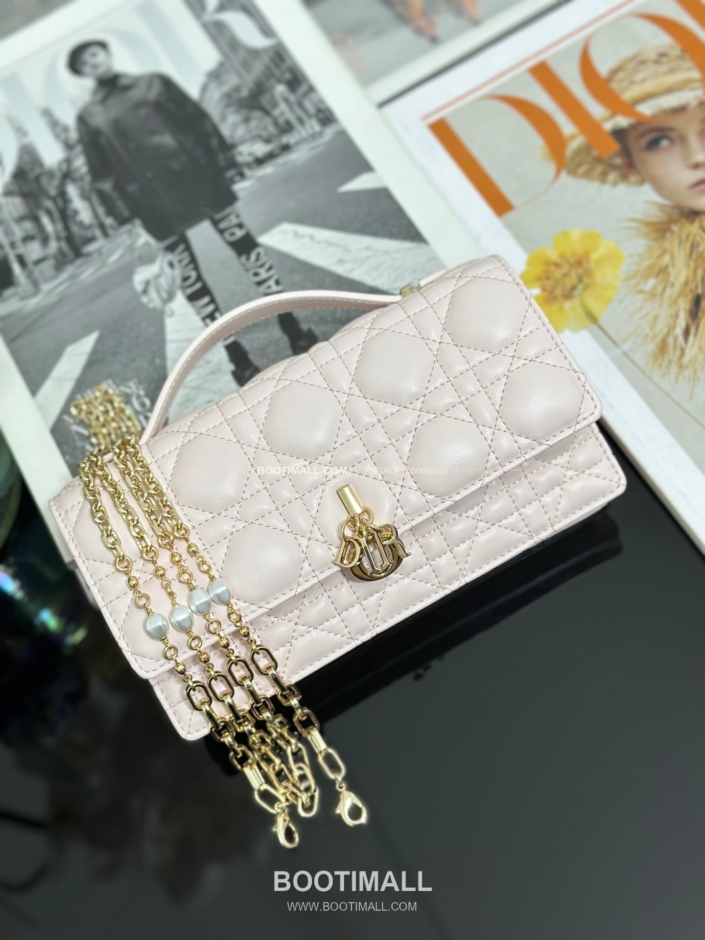 디올 미스 디올 램스킨 D.I.O.R 참 체인 숄더백 Dior Miss Dior Lambskin D.I.O.R Charm Chain Shoulder Bag M0997 21cm 5