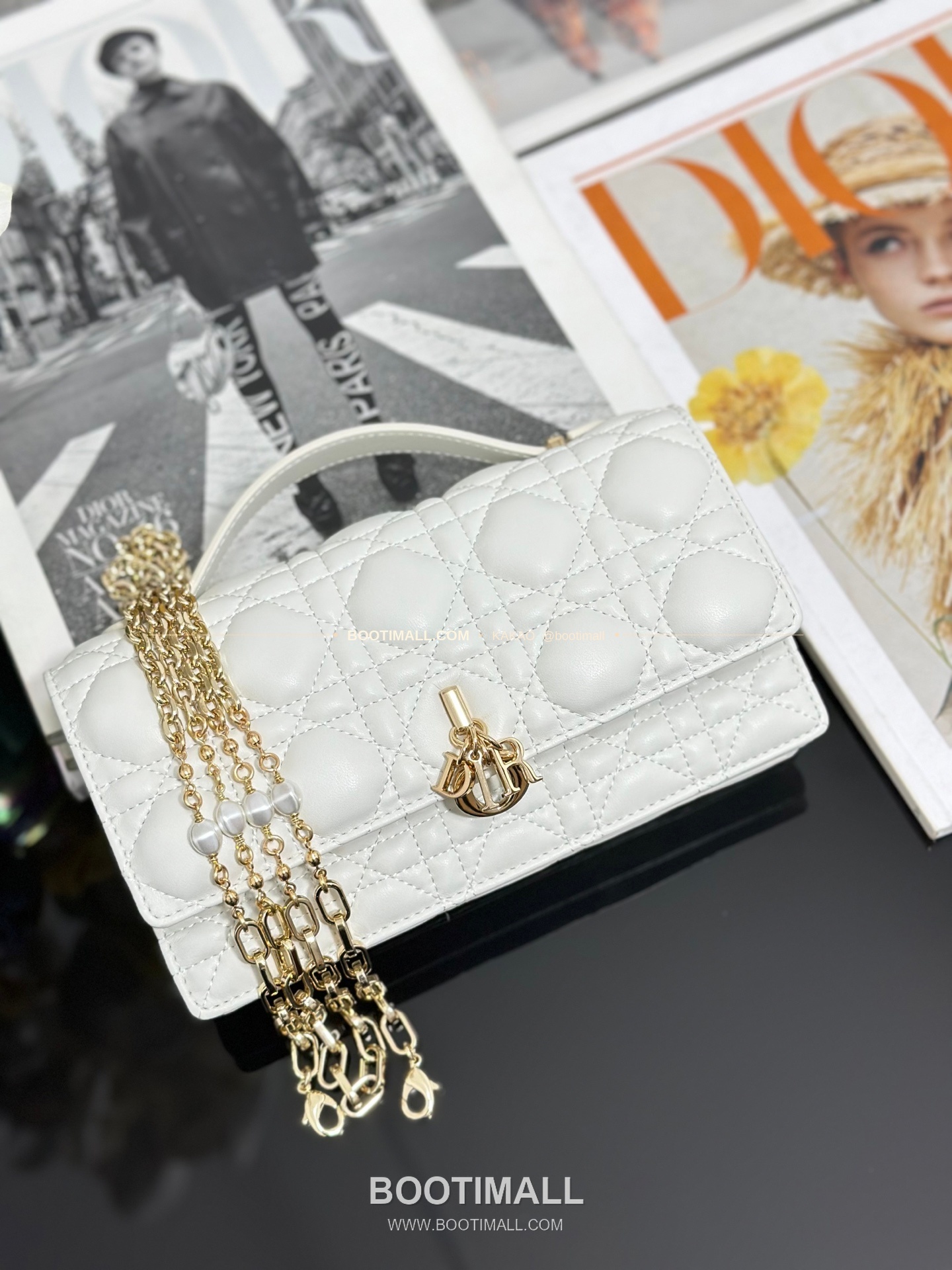 디올 미스 디올 램스킨 D.I.O.R 참 체인 숄더백 Dior Miss Dior Lambskin D.I.O.R Charm Chain Shoulder Bag M0997 21cm 5