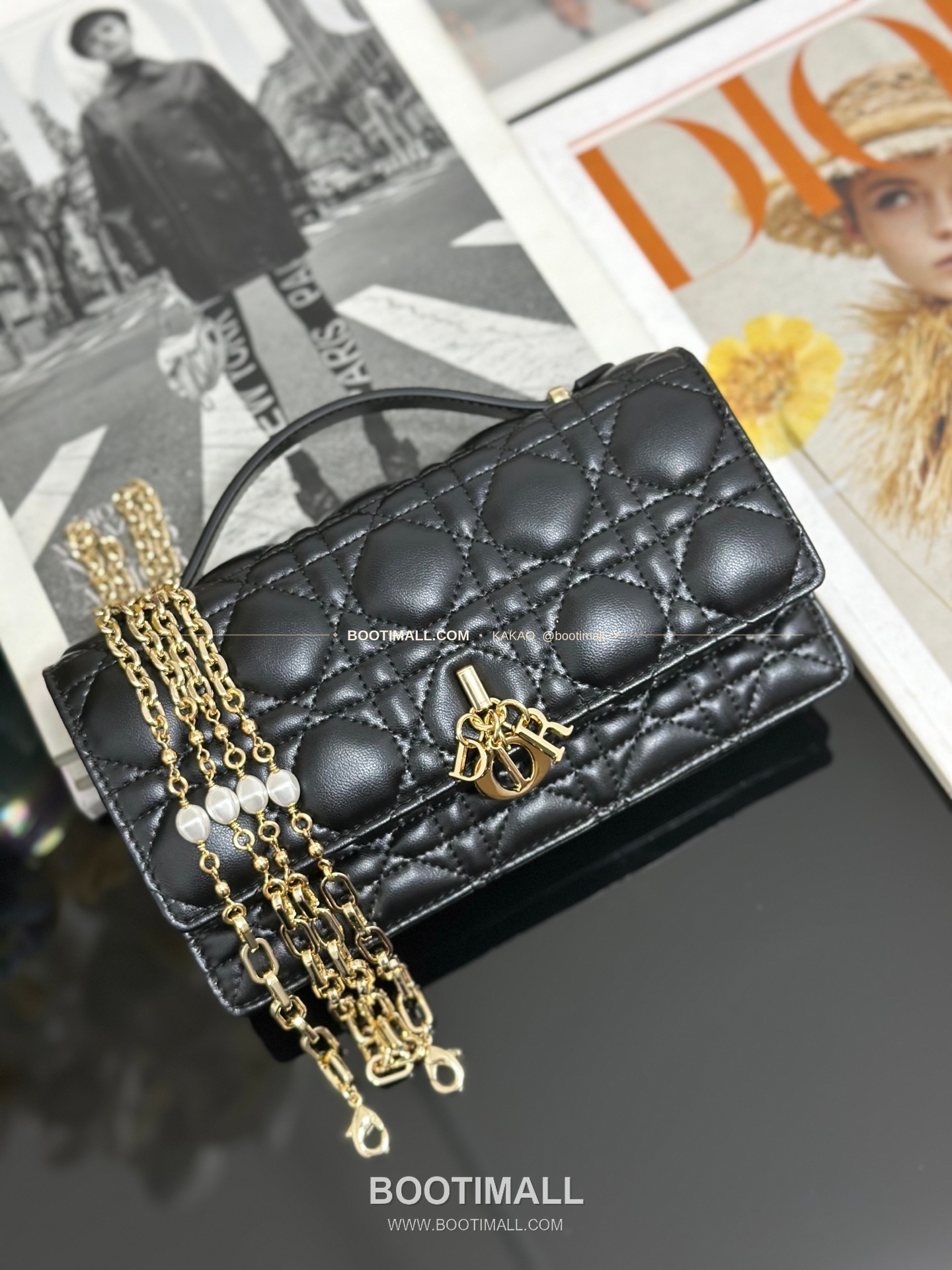 디올 미스 디올 램스킨 D.I.O.R 참 체인 숄더백 Dior Miss Dior Lambskin D.I.O.R Charm Chain Shoulder Bag M0997 21cm 5