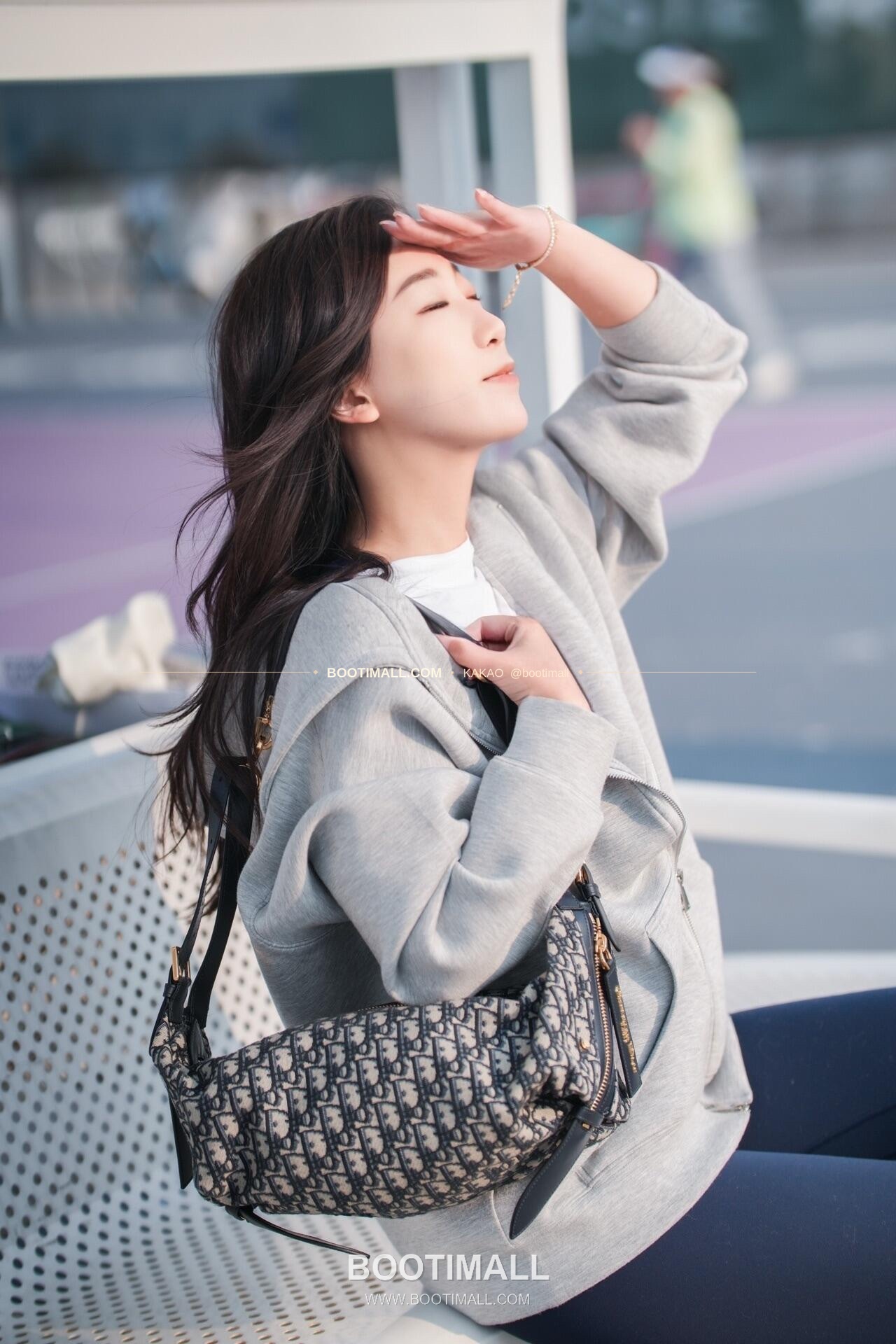 디올 저니 오블리크 캔버스 호보 숄더백 Dior Journey Oblique Canvas Hobo Shoulder Bag 5865 25cm 2