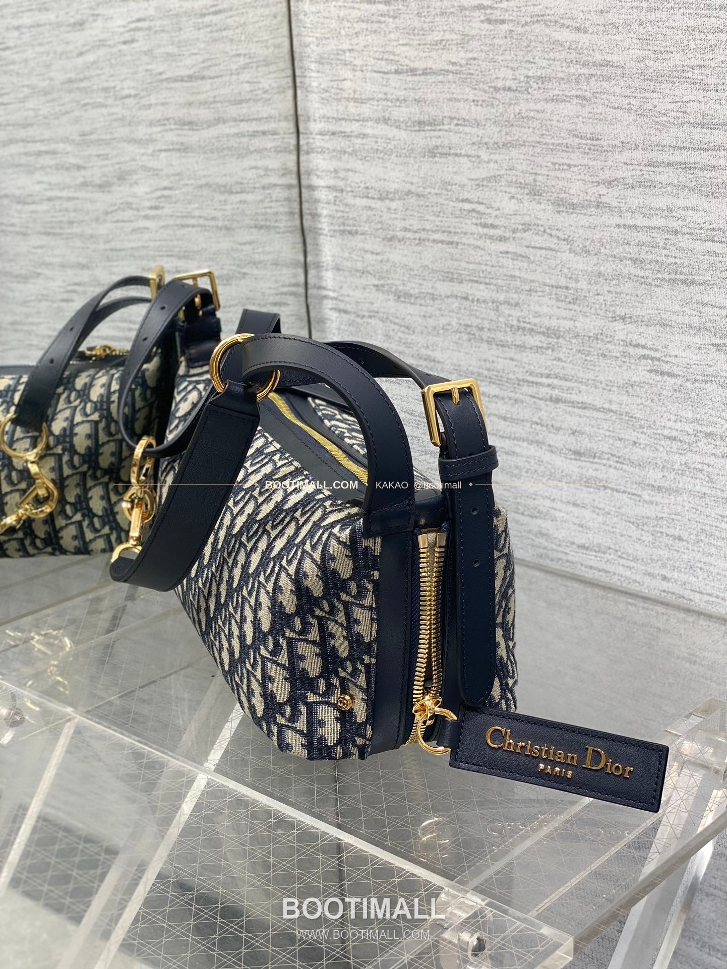 디올 저니 오블리크 캔버스 호보 숄더백 Dior Journey Oblique Canvas Hobo Shoulder Bag 5865 25cm 16